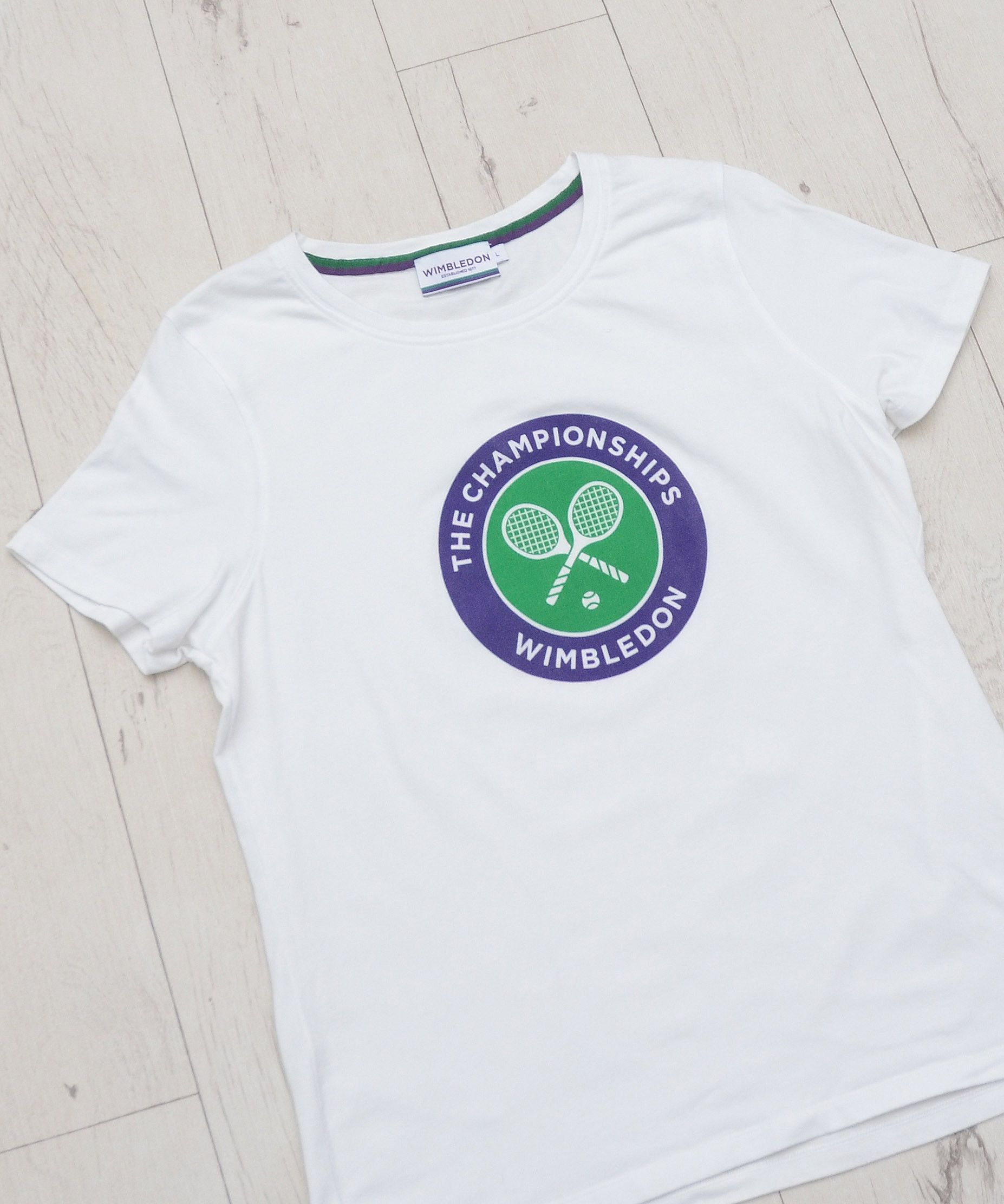 Other Wimbledon The Champions Logo T-shirt Tee White Size US M / EU 48-50 / 2 - 2 Thumbnail