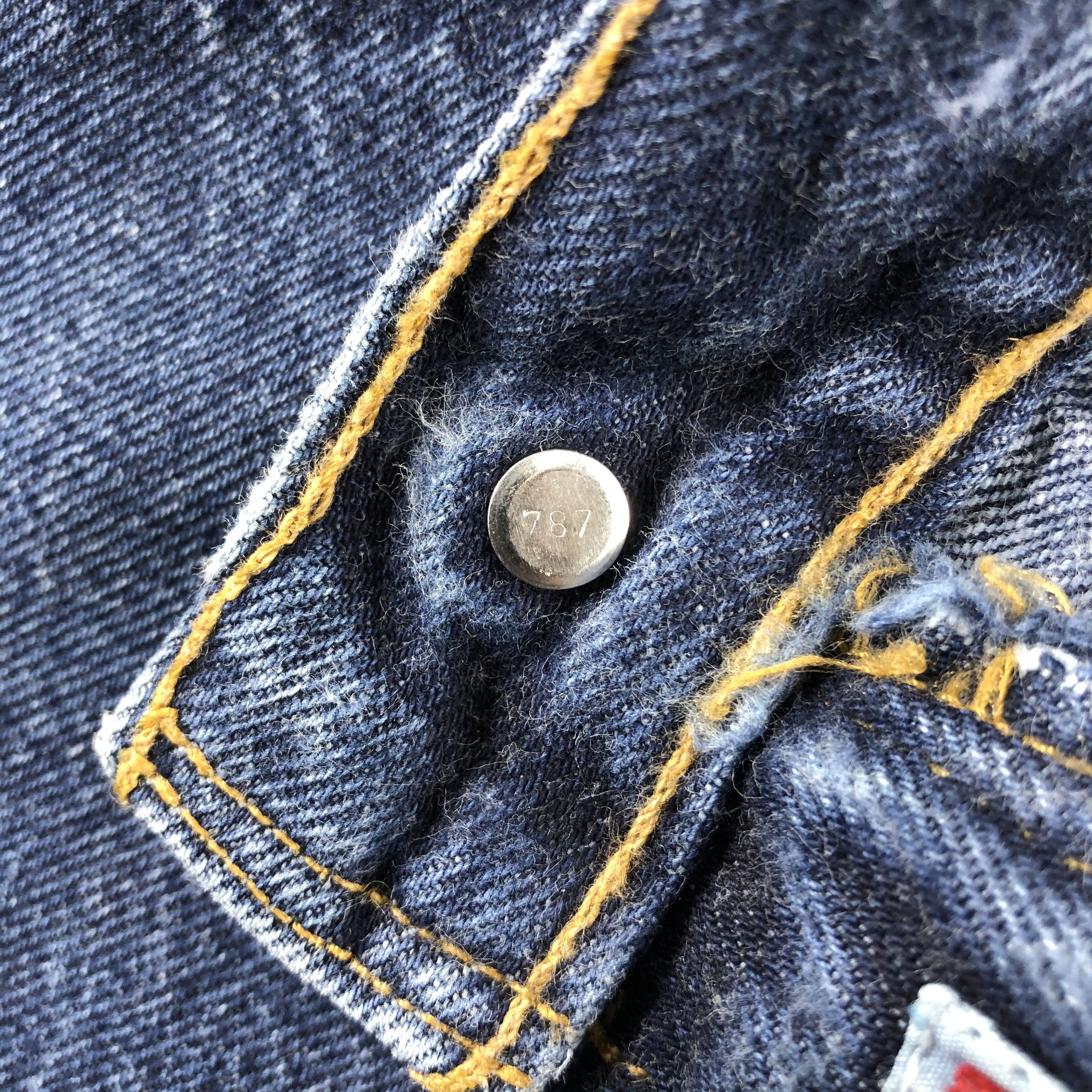 Levi's Vintage Blue Wash Levis 505 Baggy Jeans-J2517 Size US 36 / EU 52 - 8 Thumbnail
