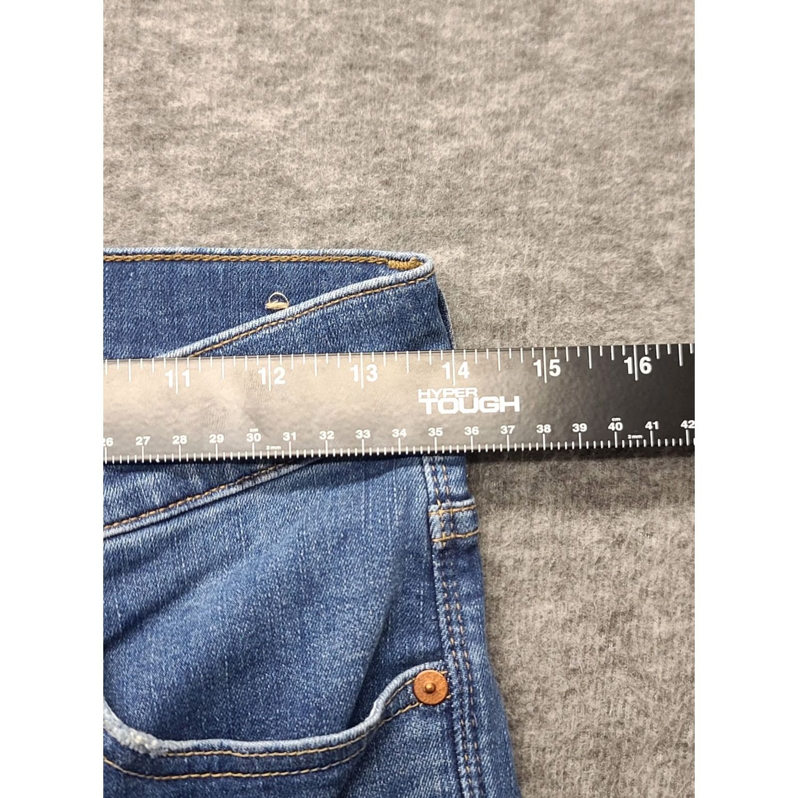 Madewell Madewell Jeans Women’s Size 27 Slim Mid Rise Distressed Stretch 5-Pocket Denim Blue Jeans Women 30in Inseam Size 27" / US 4 / IT 40 - 6 Thumbnail