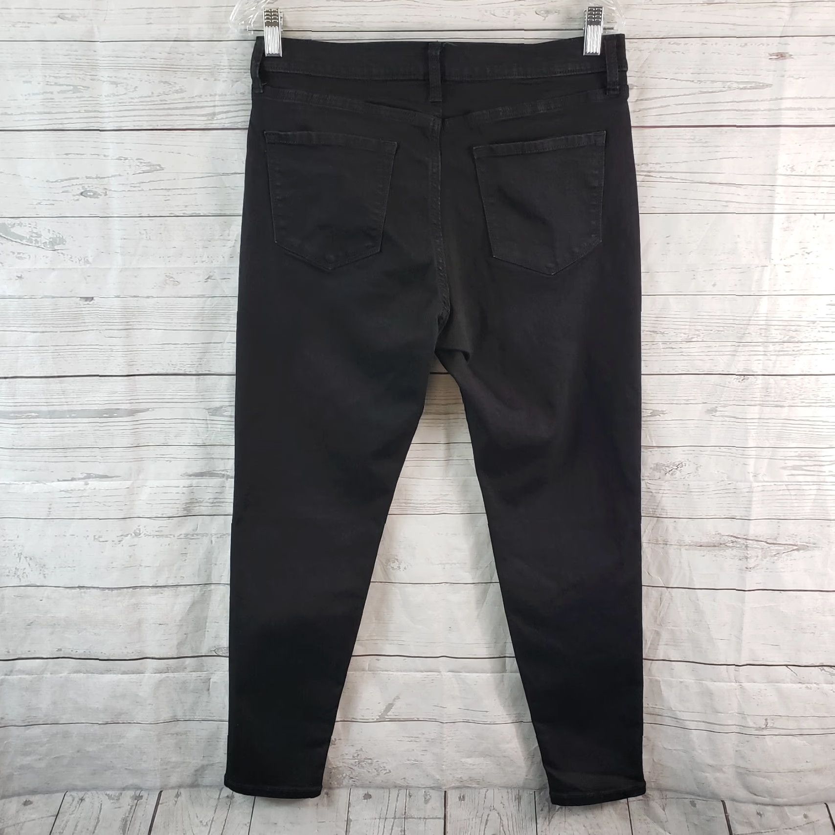 Banana Republic Banana Republic Womens High Rise Skinny Jeans Sz 31P Black Denim Size 24" / US 00 / IT 34 - 3 Thumbnail