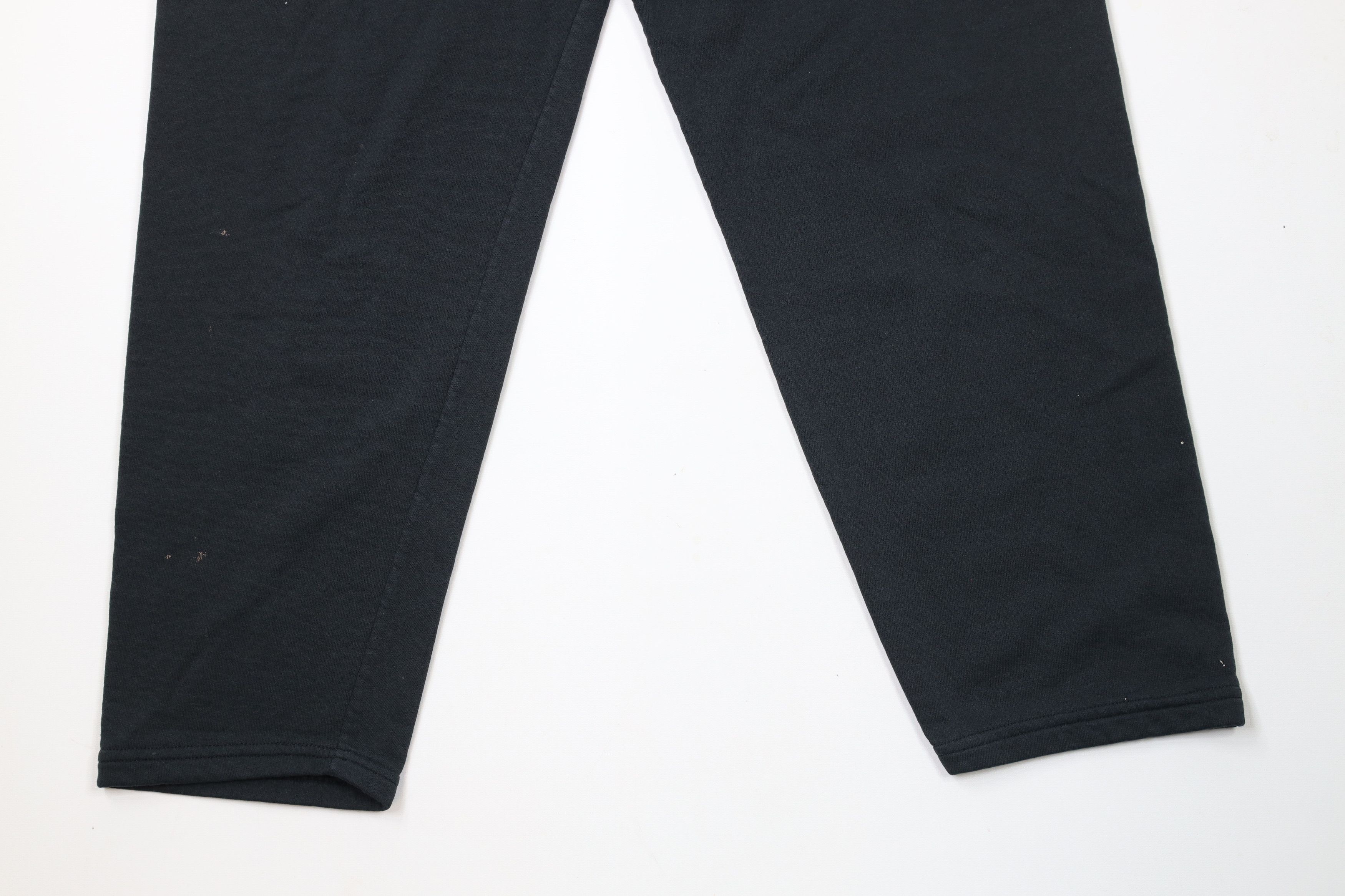 Vintage Vintage 90s Streetwear Blank Sweatpants Pants Black Size US 34 / EU 50 - 4 Thumbnail