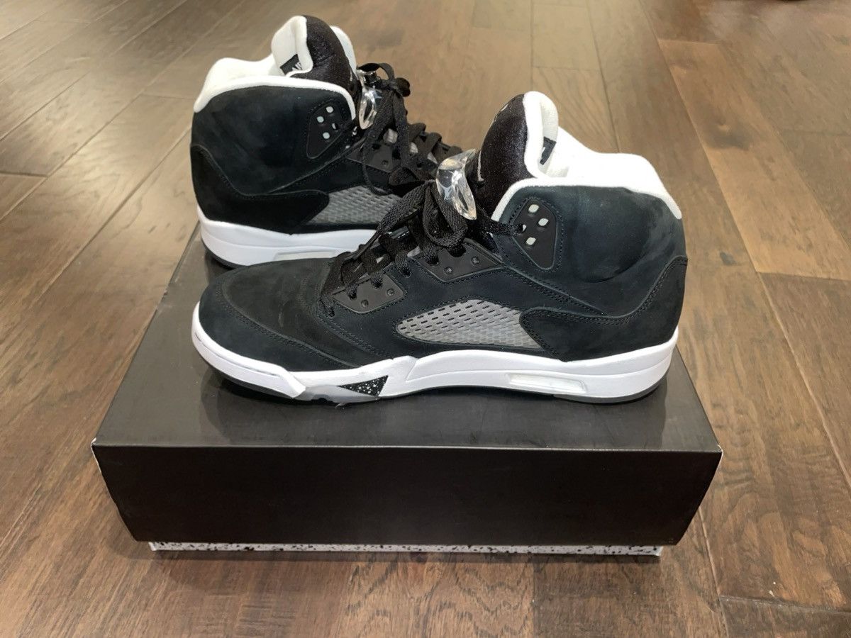 Jordan Brand × NBA × Nike Air Jordan Retro 5 Oreo (2013) Size US 11.5 / EU 44-45 - 4 Thumbnail