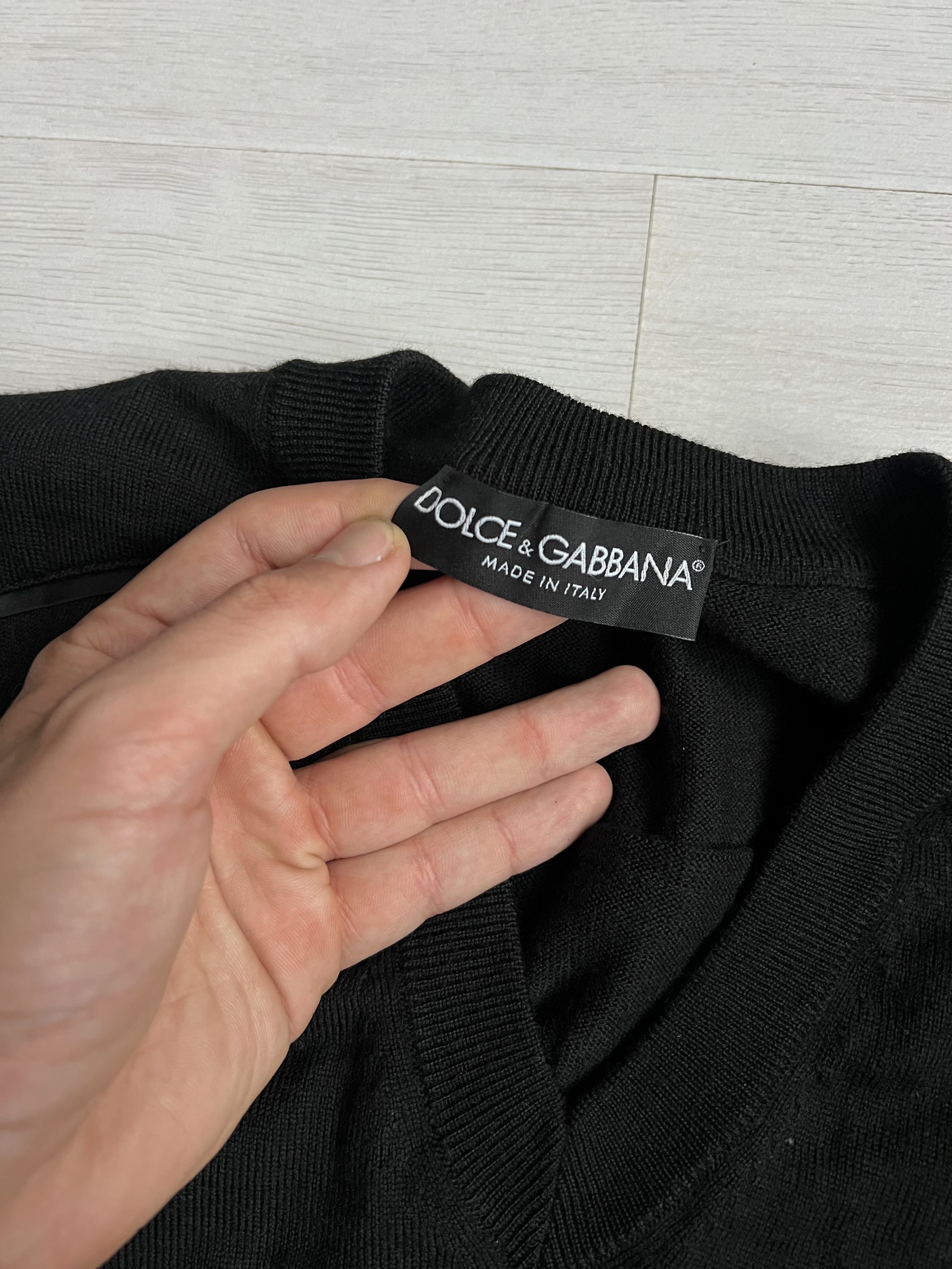 Dolce & Gabbana Dolce & Gabbana Pullover Wool Men’s Size US XL / EU 56 / 4 - 2 Thumbnail