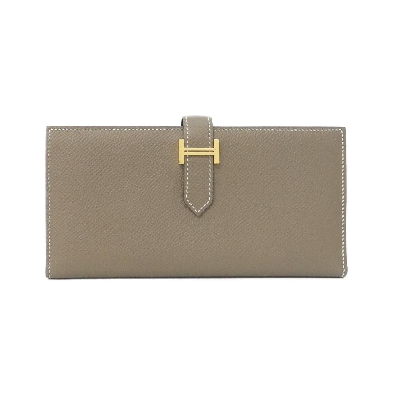Hermes Hermes Hermes Bearn Soufflet Epsom long wallet Leather Long Wallet C DUTY FREE for USA Size ONE SIZE - 1 Thumbnail