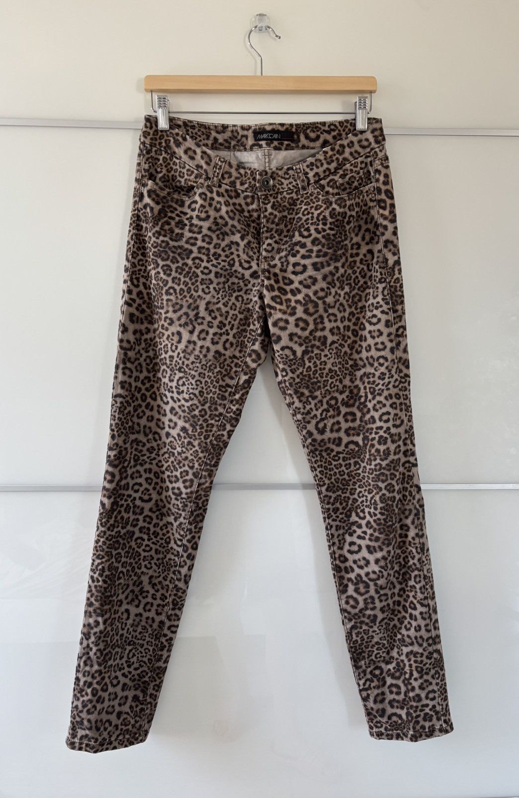 Designer Leopard print jeans M glamour Size 30" / US 8 / IT 44 - 1 Thumbnail