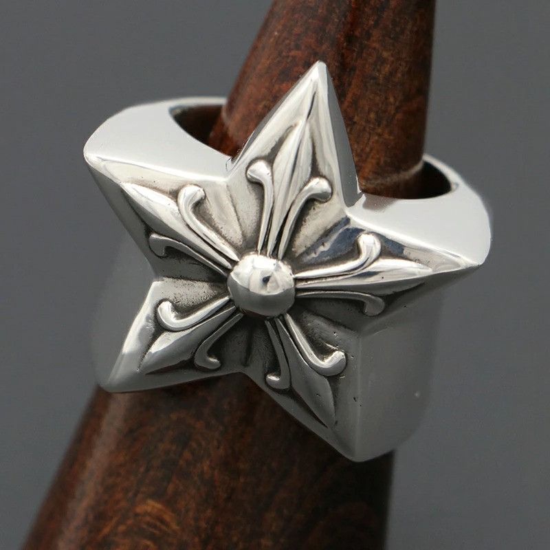 RARE SIZE! 13 CHROME HEARTS LARGE STAR RING RING