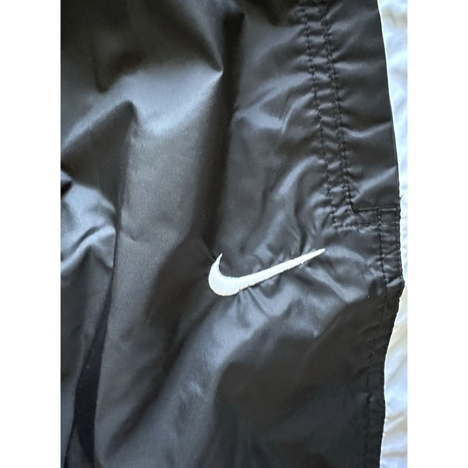 Nike VINTAGE Nike Track Pants Baggy Black Mens XL Wide-Leg 90s Nike Sportswear Size US 36 / EU 52 - 4 Thumbnail