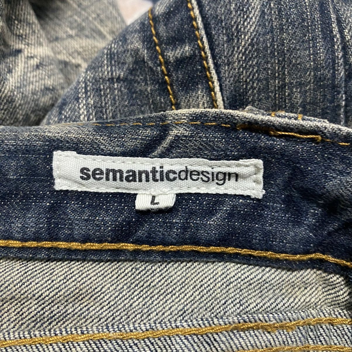 semanticdesign Semantic Design Distressed Denim Flare Jeans Size US 31 - 19 Thumbnail