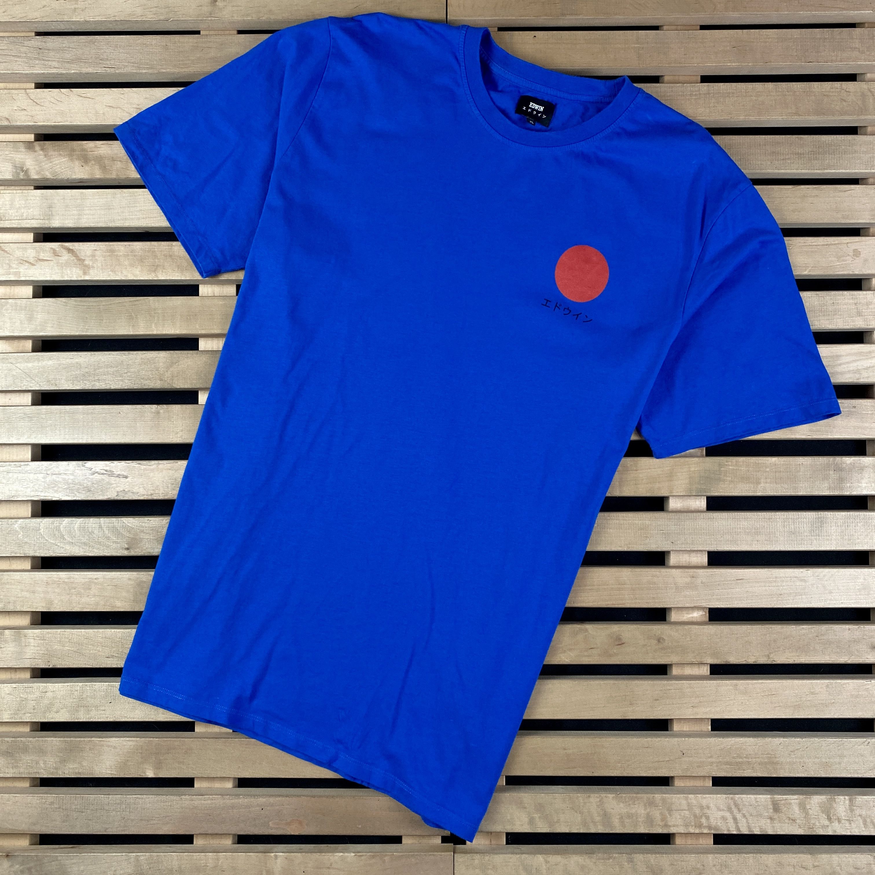 Edwin × Japanese Brand Mens Short Sleeve T-Shirt Edwin Size XL Cotton Size US XL / EU 56 / 4 - 1 Thumbnail