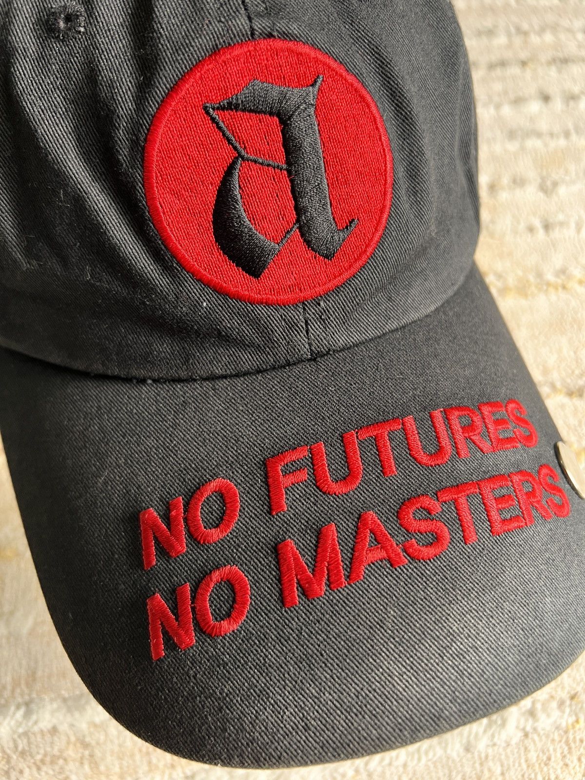 Japanese Brand Y2k New Anarchy Another Youth “No Future No Master” Hat Size ONE SIZE - 3 Thumbnail