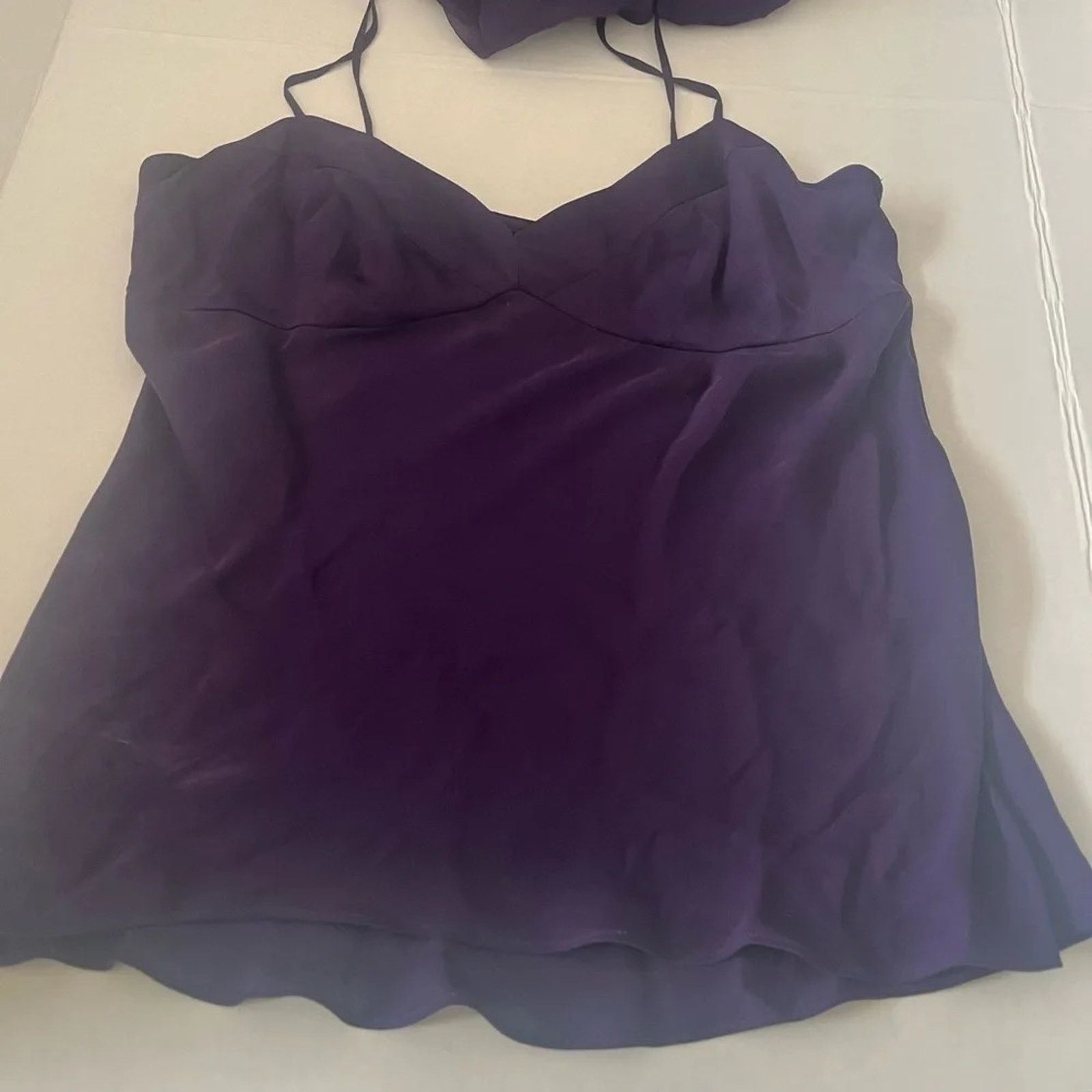 Diane von Furstenberg Diane von Furstenberg 100% silk two piece top, size 2 Size XS / US 0-2 / IT 36-38 - 3 Thumbnail