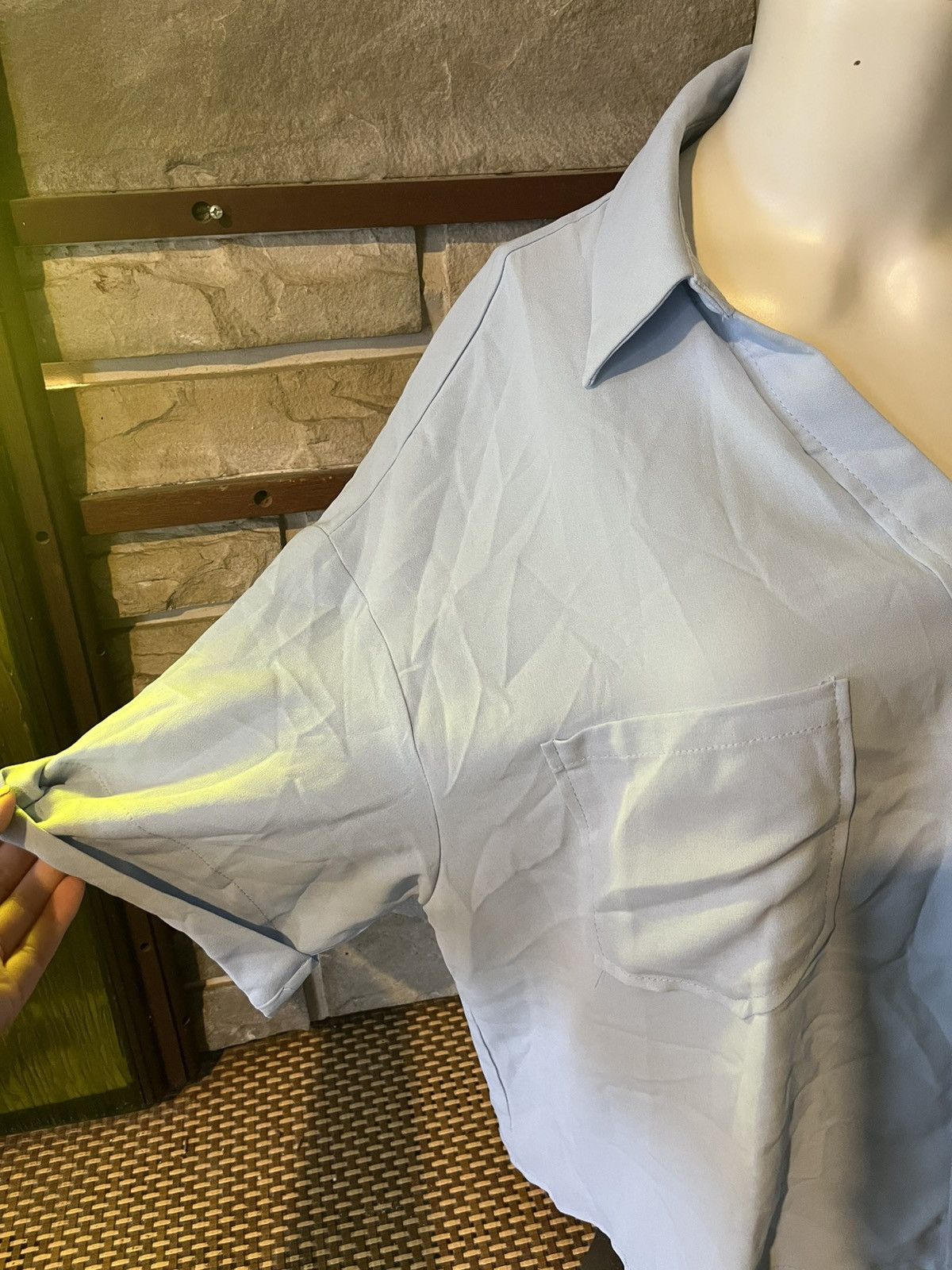 Cider NWT Light Blue Cider Dress Shirt 1Xl Size XXL / US 16-18 / IT 52-54 - 4 Thumbnail