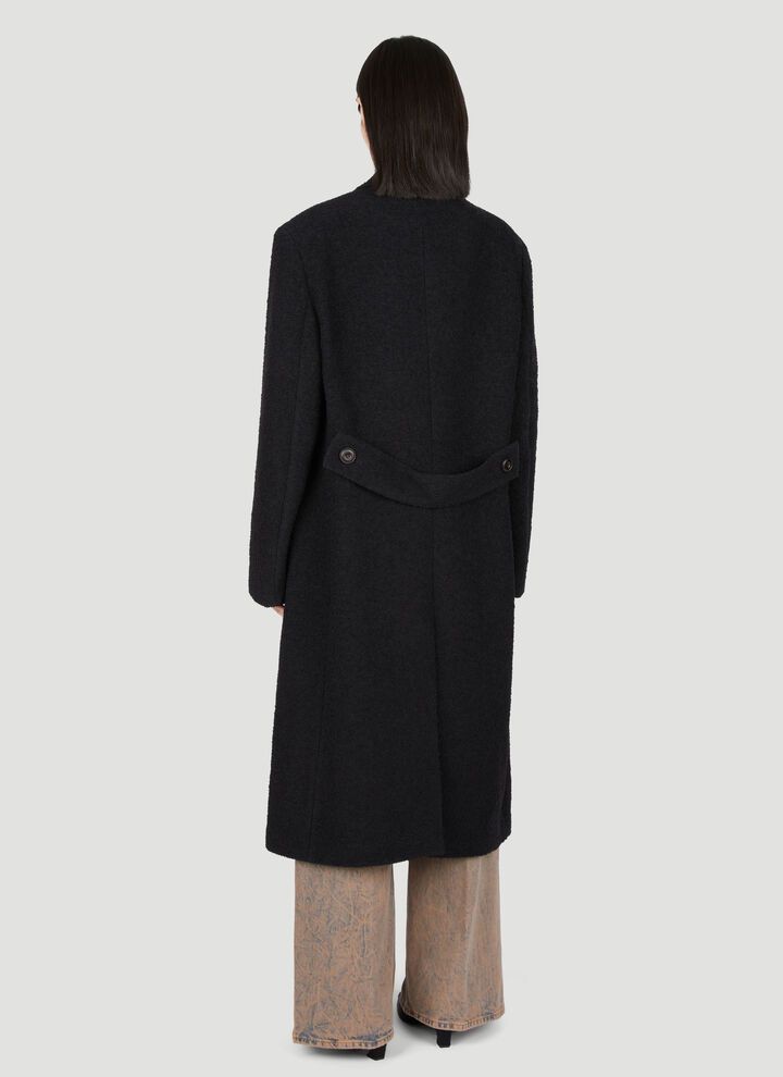 Acne Studios o1y0725 Boucle Coat in Black Size M / US 6-8 / IT 42-44 - 5 Thumbnail