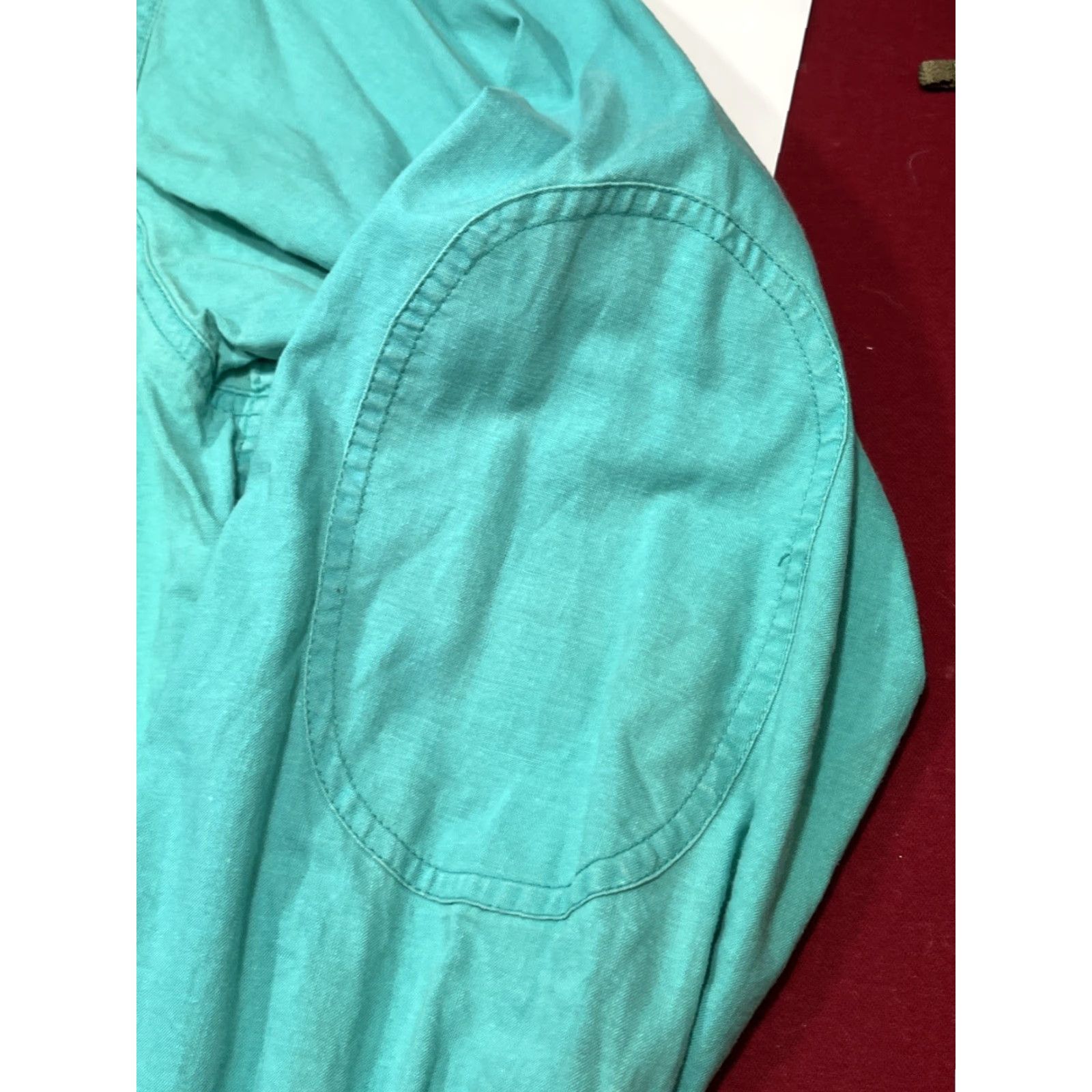 Vintage VINTAGE Cabela’s Aqua BLUE Shirt XL MEN Cotton Long Sleeve Cargo Pockets Button-Up Work Shirt Grunge 90s Dad Western Casual Men Size US XL / EU 56 / 4 - 4 Thumbnail