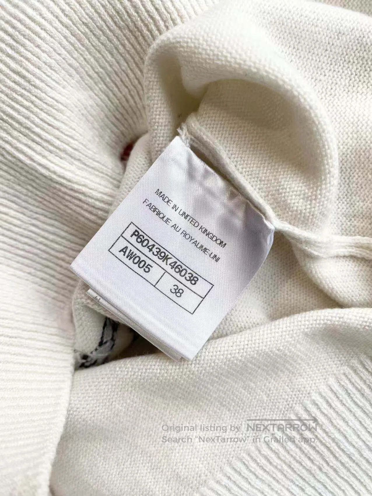 Chanel Chanel Cashmere Logo Knit Sweater| Size XS / US 0-2 / IT 36-38 - 5 Thumbnail