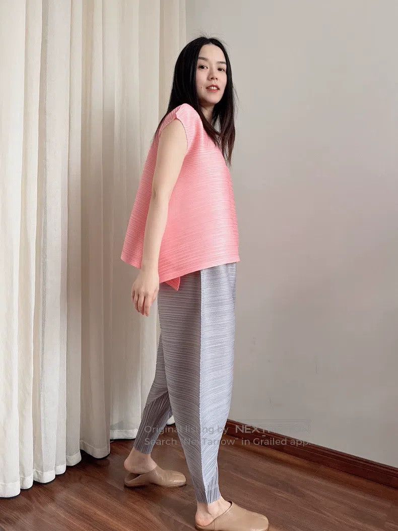 Issey Miyake Issey Miyake Pink Camisole Size L / US 10 / IT 46 - 2 Thumbnail