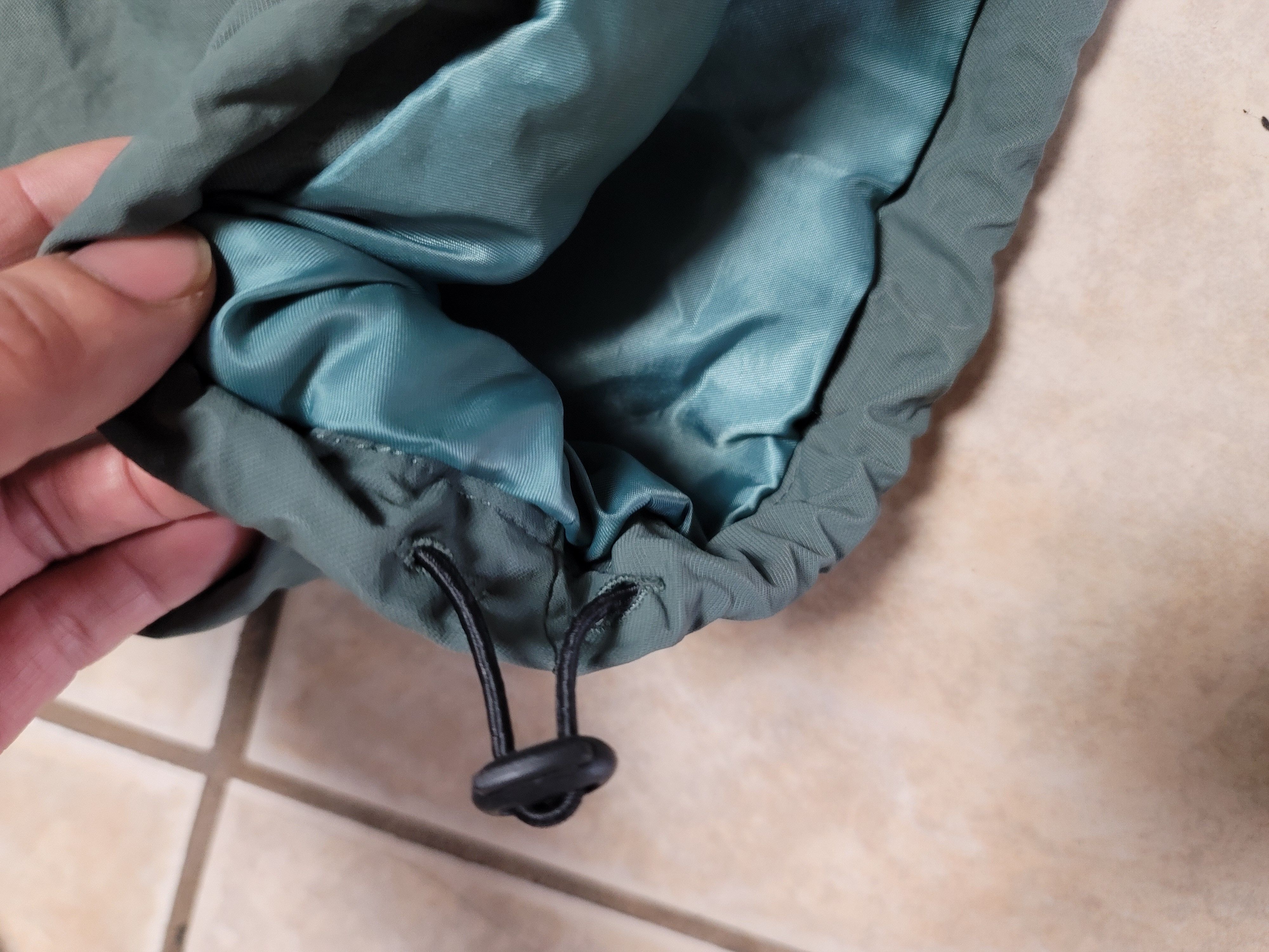 Designer Sage Green Nylon Jacket - Lightweight, Fully Lined Size US L / EU 52-54 / 3 - 5 Thumbnail