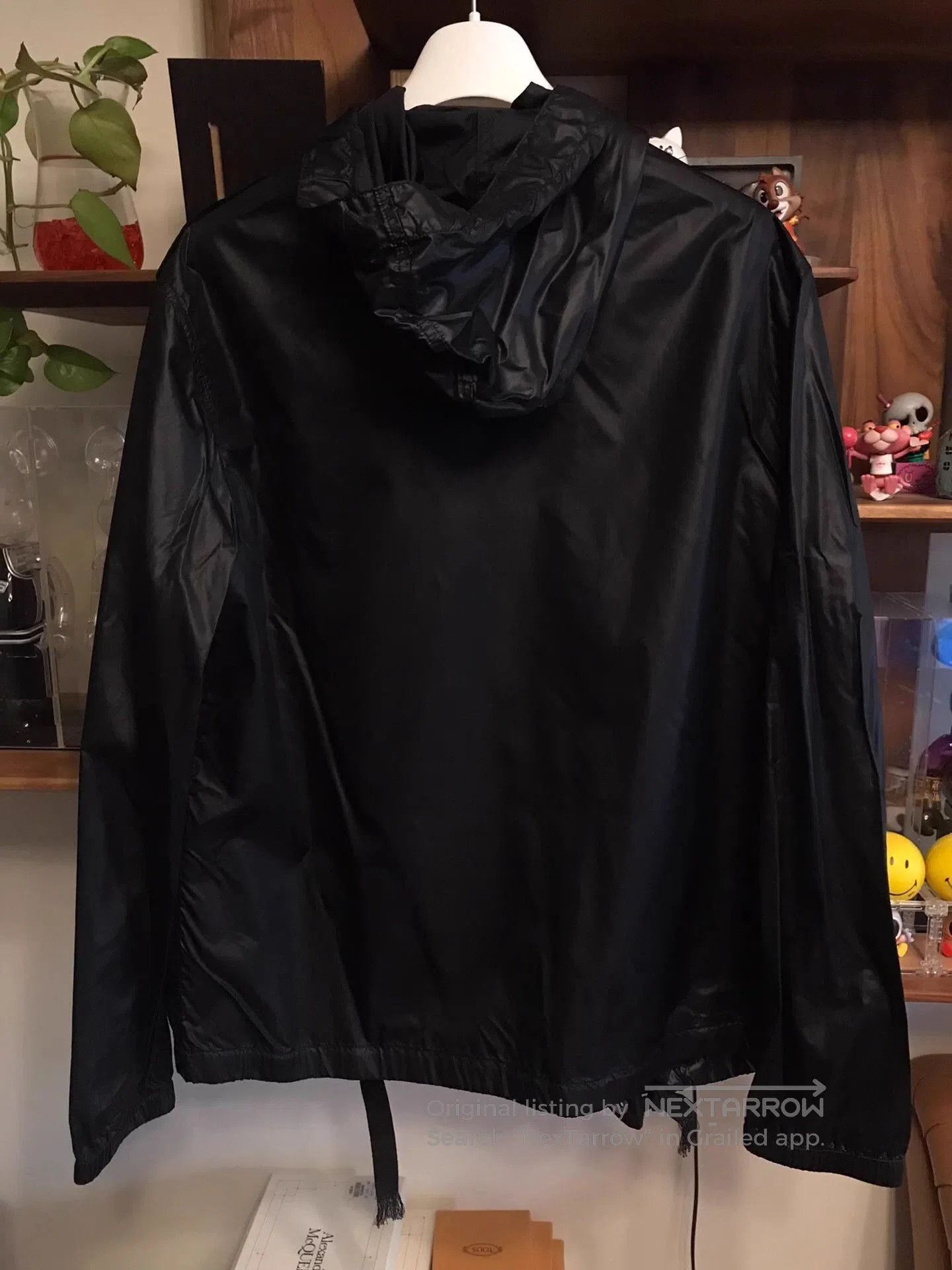 Saint Laurent Paris Black Hooded Light Jacket with Zipper Pockets. Size US L / EU 52-54 / 3 - 2 Thumbnail