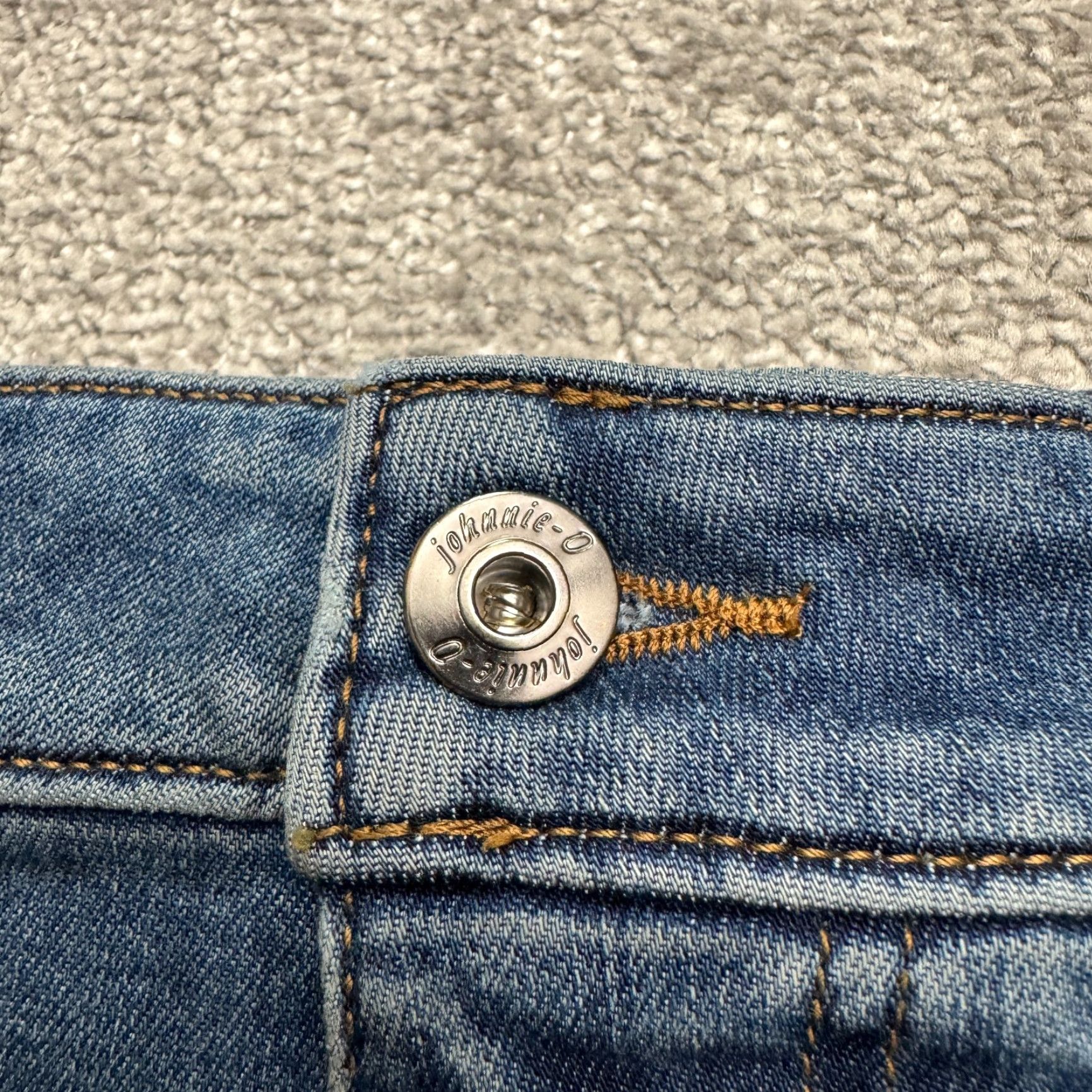 johnnie-O johnnie-O Jeans Mens 35x32 Blue Denim 5-Pocket Anaheim Tencel Straight Leg Size US 35 - 3 Thumbnail