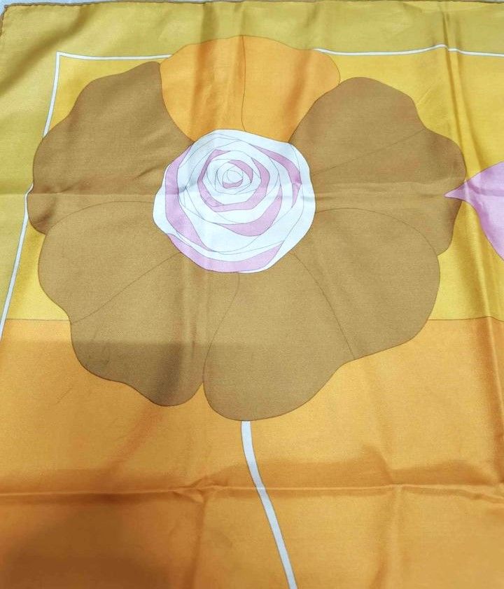 Christian Dior Monsieur Vintage Christian Dior silk scarf flower Size ONE SIZE - 2 Thumbnail