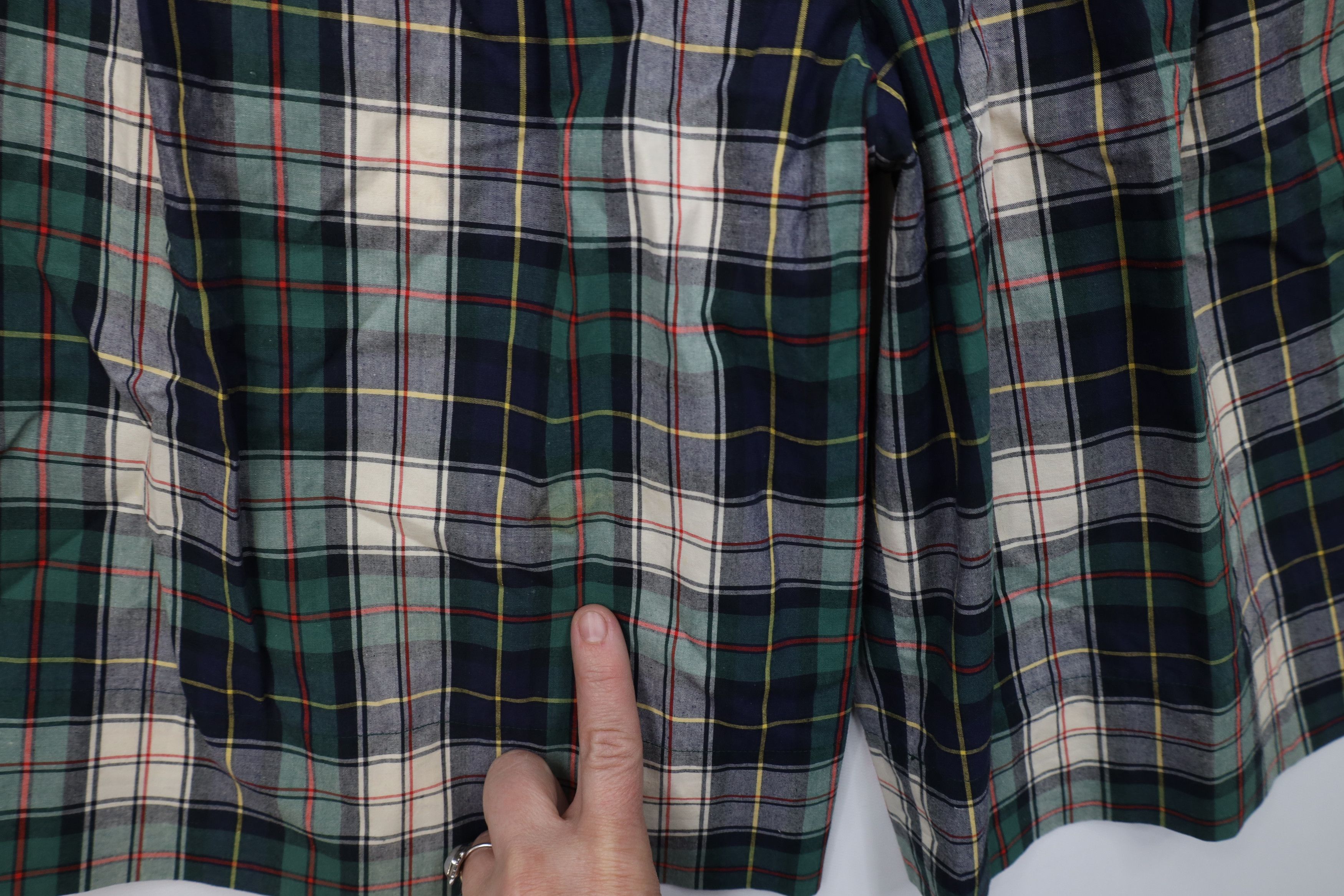 Ralph Lauren Vintage 70s 80s Ralph Lauren Bermuda Bush Shorts Plaid Size 30" / US 8 / IT 44 - 6 Thumbnail