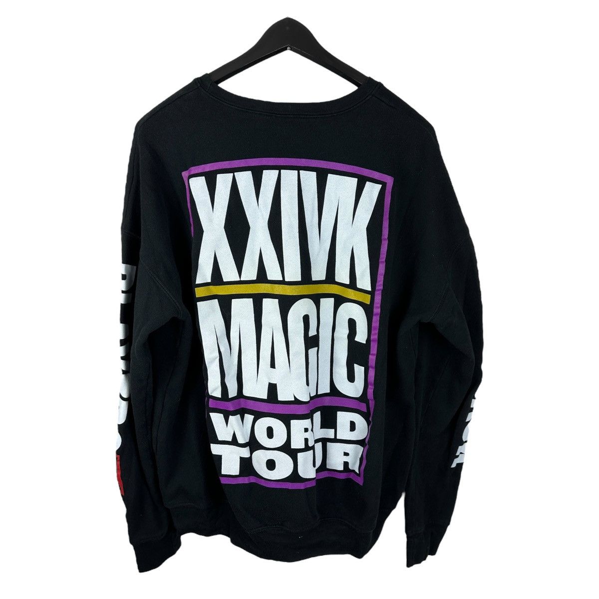 Band Tees Mens Y2K Bruno Mars 24KT Magic Tour Sweatshirt Size US L / EU 52-54 / 3 - 2 Thumbnail