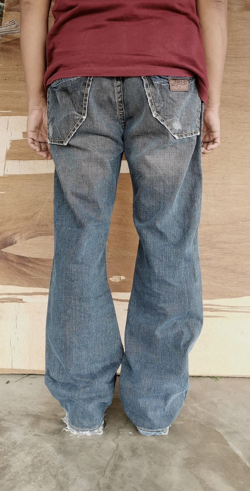 If Six Was Nine × Stitch's Jeans × Vintage Stitchs Flare Jeans Size US 33 - 25 Thumbnail