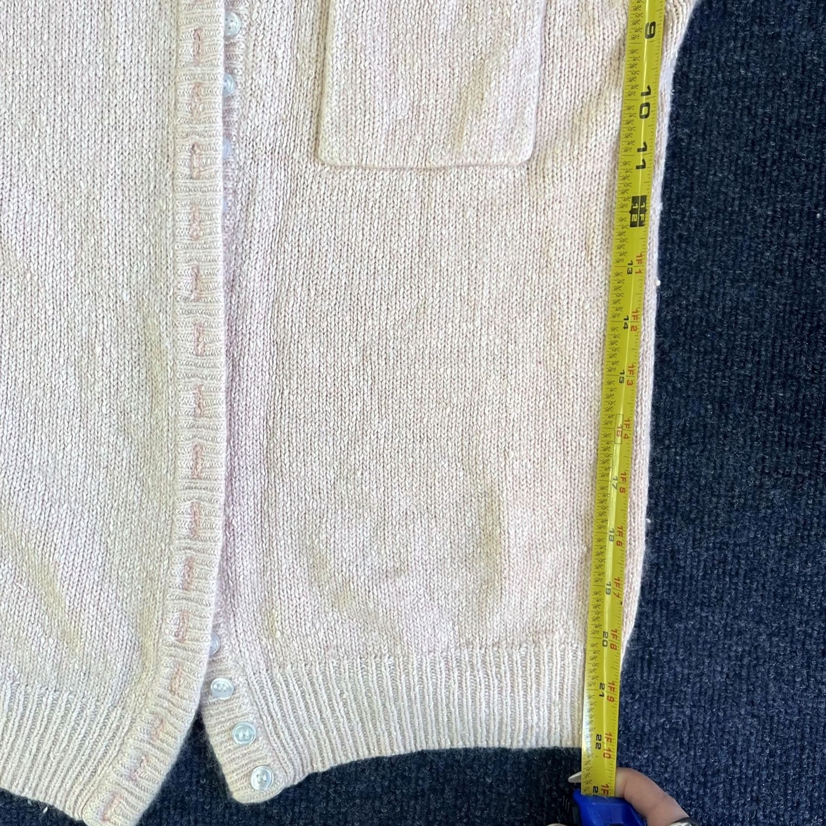 Pinko VINTAGE Gerard Works Cardigan Sweater Womens Medium Pink Mock Neck Hong Kong Size M / US 6-8 / IT 42-44 - 6 Thumbnail