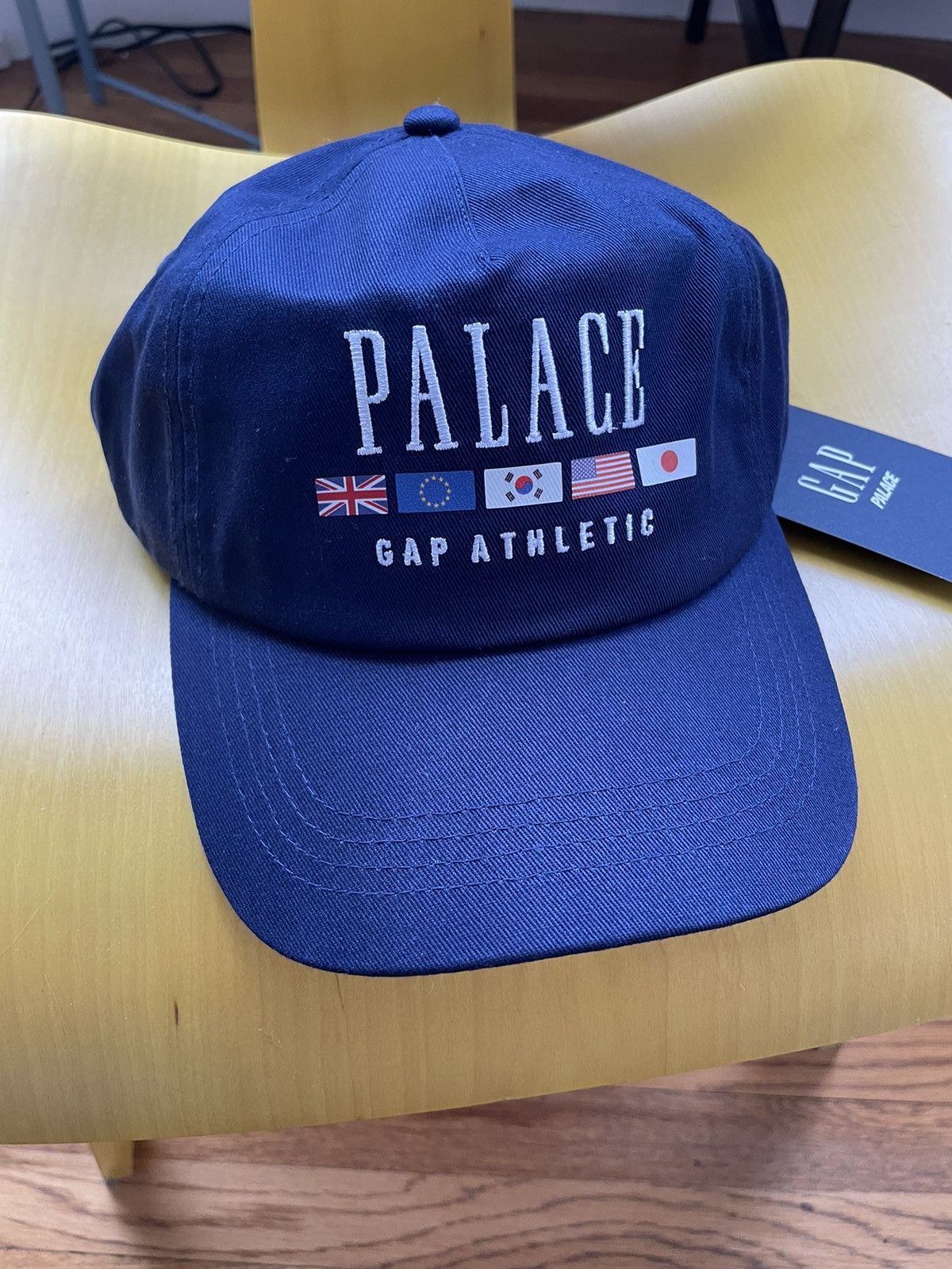 image of Gap Navy 6-Panel Flag, Men's