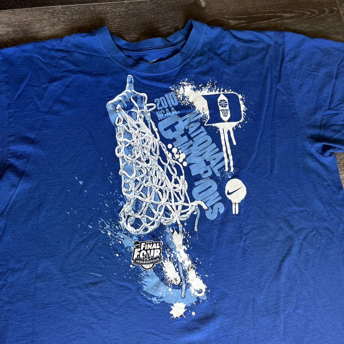 Nike Vintage 2010 Nike Duke Final Four College Championship Tee Size US XXL / EU 58 / 5 - 2 Thumbnail