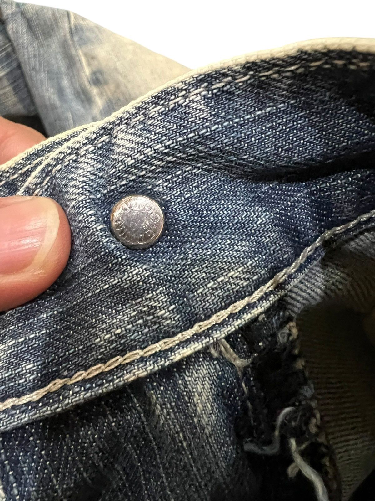 Edwin 💥Flare💥Edwin XV-Function Backle Back Faded Jean Size US 29 - 16 Thumbnail