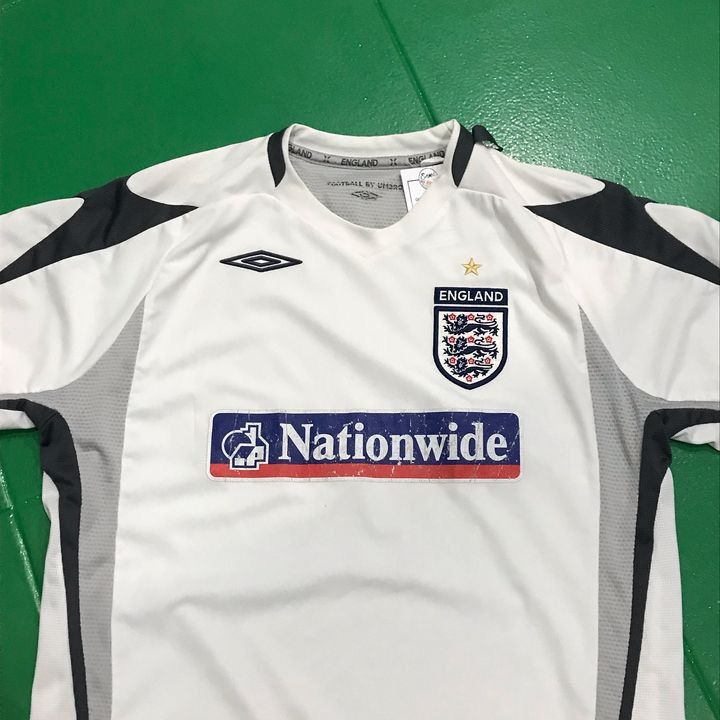 Umbro Vintage 2008-10 England Umbro Jersey Training Shirt nationwi Size US M / EU 48-50 / 2 - 2 Thumbnail