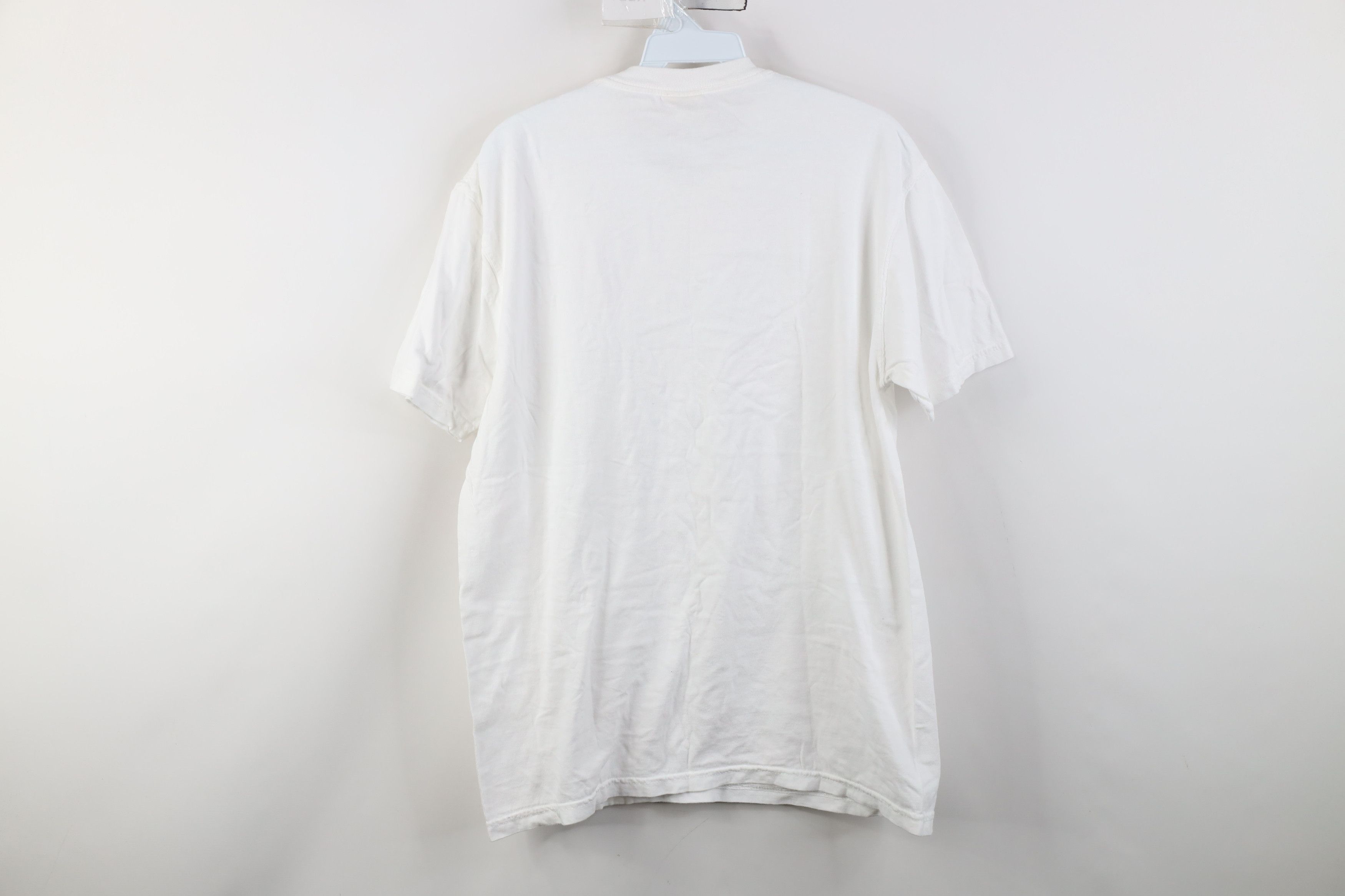 Vintage Deadstock Vintage 90s Y2K Streetwear T-Shirt White Pocket Size US M / EU 48-50 / 2 - 9 Thumbnail