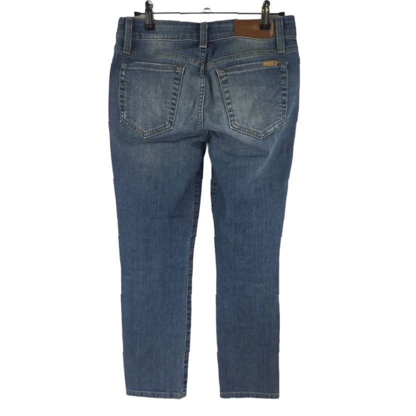 Vintage Joes Jeans Jeans Womens Cropped Denim Blue Medium Wash Stretch Size 26 Size 26" / US 2 / IT 38 - 2 Thumbnail