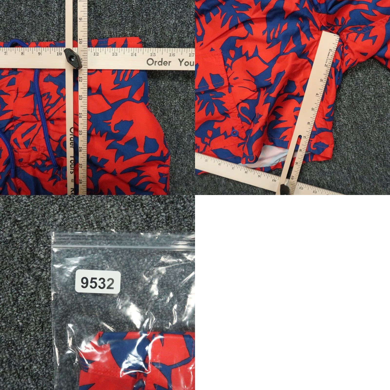 Polo Ralph Lauren Polo Ralph Lauren Mens Small Red Blue Swim Trunks Lined Pockets Floral Safari Size US S / EU 44-46 / 1 - 8 Thumbnail