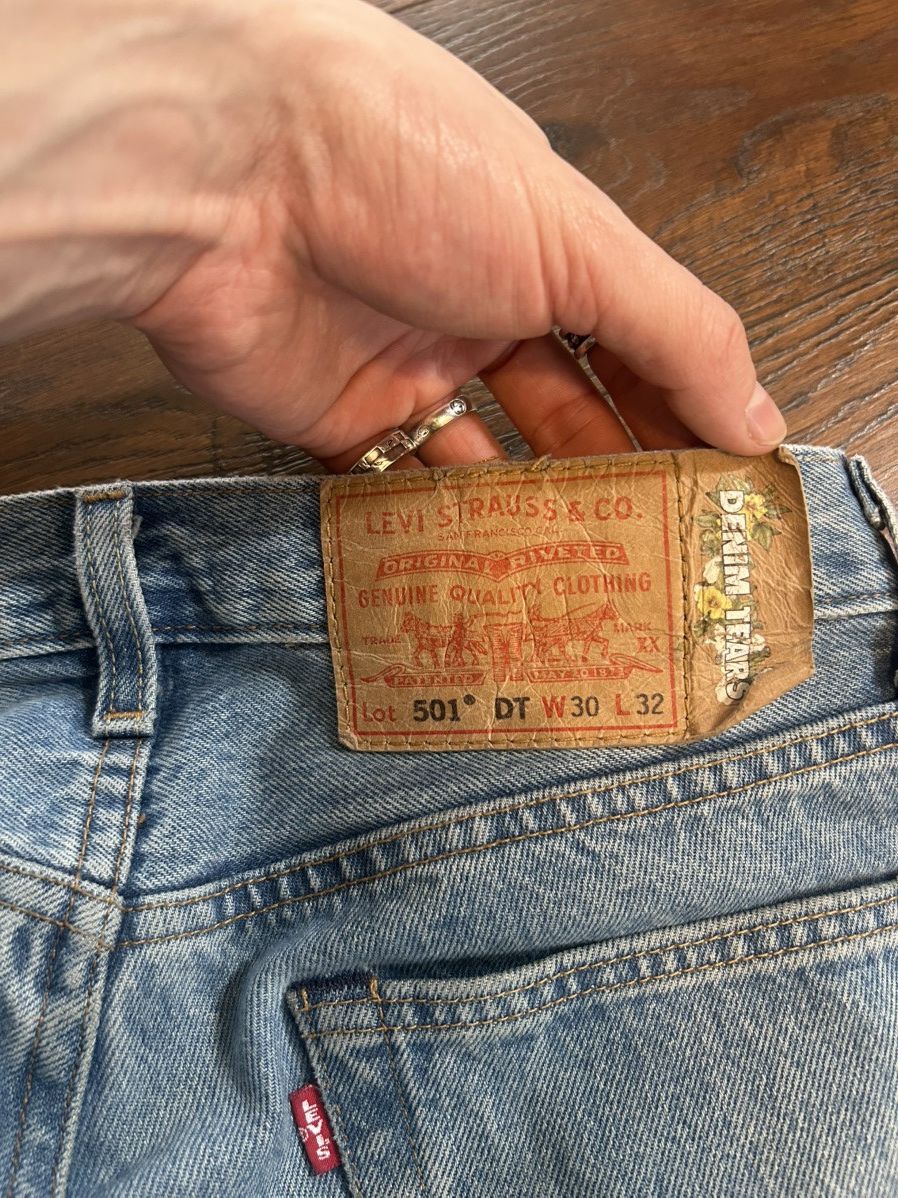 DENIM TEARS × Levi's Denim Tears 501 Levi’s Custom Flared Size US 30 / EU 46 - 3 Thumbnail