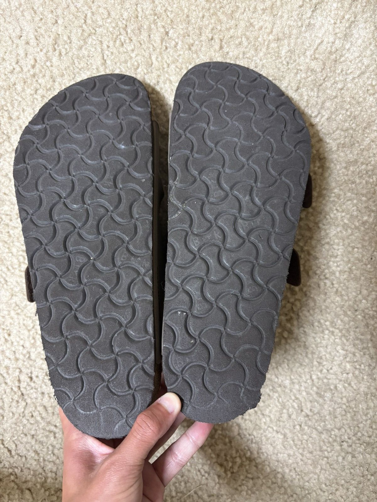 Birkenstock × Vintage Birkenstock Arizona Taupe Size 40 Size US 7 / EU 40 - 3 Thumbnail