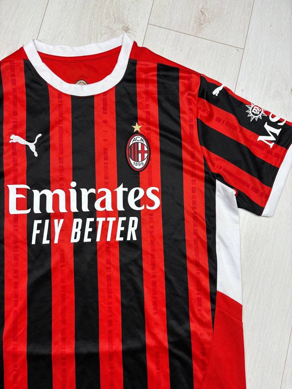 Puma Puma A.C. MILAN #10 RAFA LEAO Home Jersey 2024 Soccer Jersey Size US XL / EU 56 / 4 - 4 Thumbnail