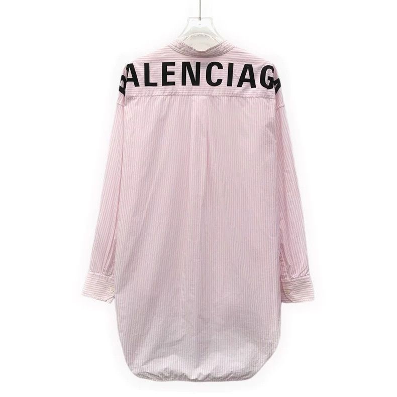 Balenciaga Balenciaga size 34 Pink striped logo monogram print lace-u Size XXS / US 00 / IT 34 - 2 Thumbnail