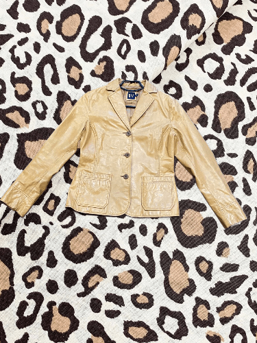 Gap Leather Jacket Button Ups Y2K GAP Vintage Size XS / US 0-2 / IT 36-38 - 1 Thumbnail