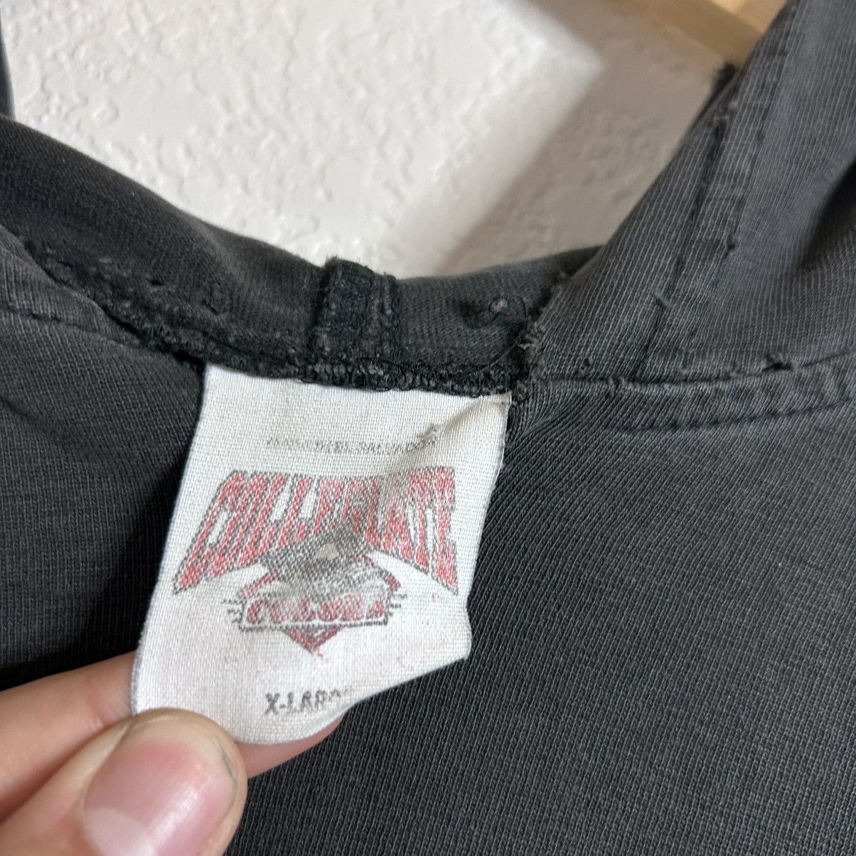 Hanes × Other × Vintage Vintage faded black blank hoodie tee shirt Size US XL / EU 56 / 4 - 3 Thumbnail