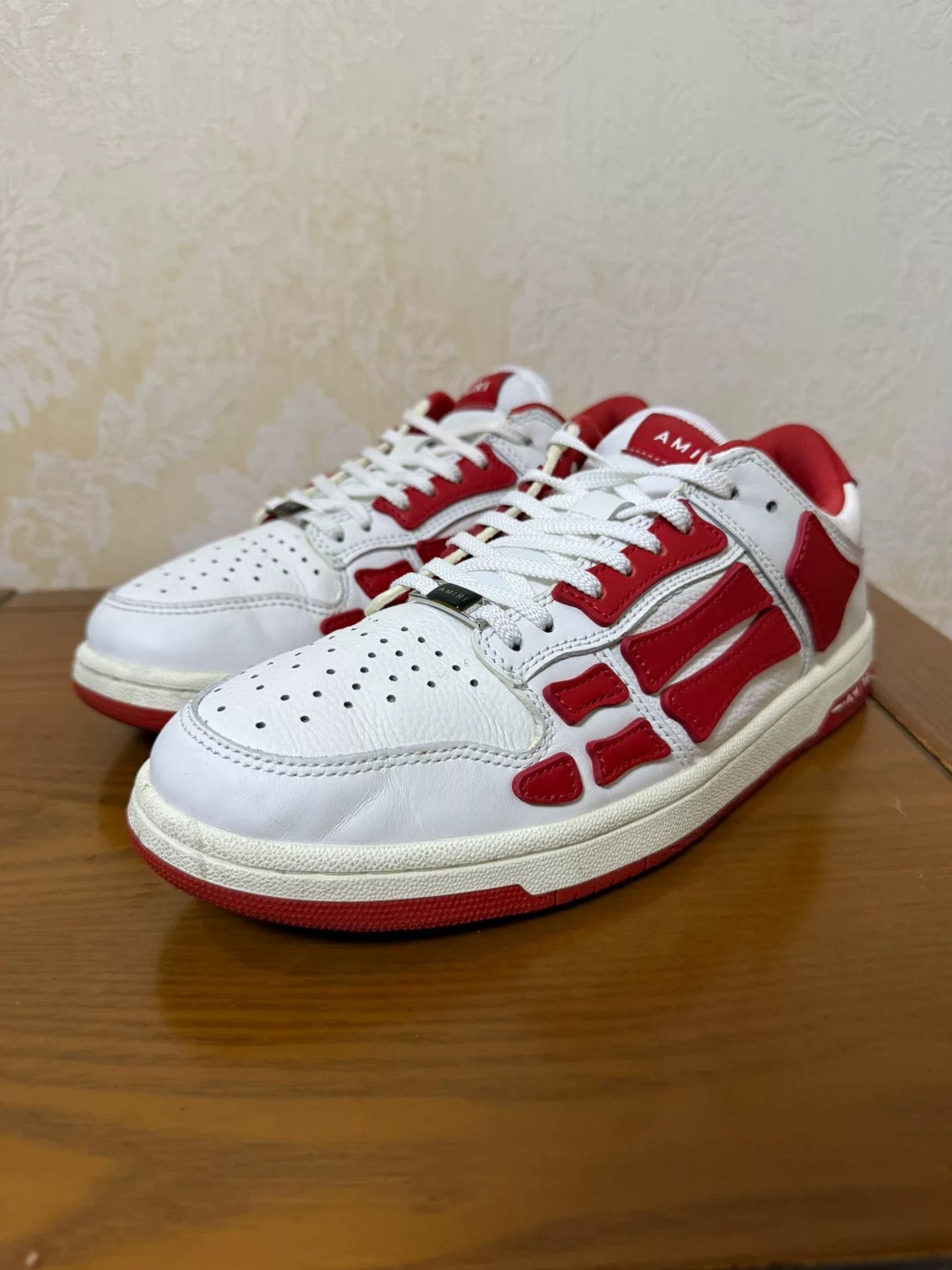 Amiri Amiri Red Lowtop Sneakers 9 Men Size US 9 / EU 42 - 1 Thumbnail