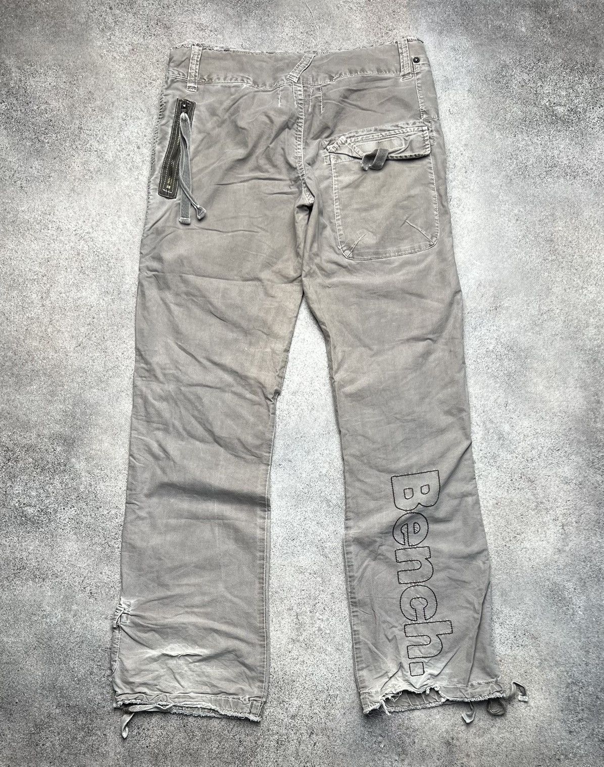 Bench × Japanese Brand × Vintage Bench vintage distressed faded flare pants Size 28" / US 6 / IT 42 - 5 Thumbnail