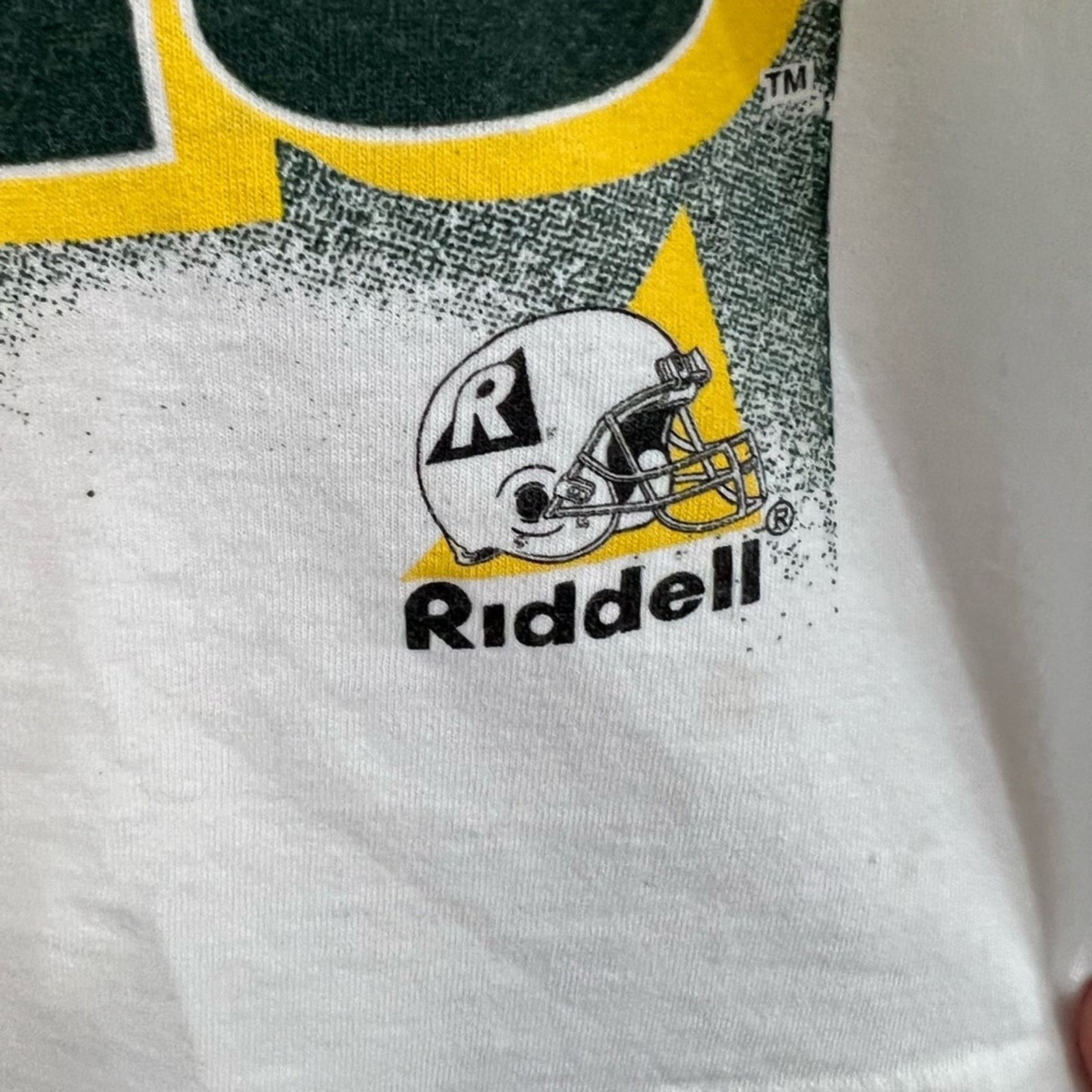 Riddell Vintage Green Bay Packers AOP Shirt 1996 SINGLE STITCH RARE Size US L / EU 52-54 / 3 - 4 Thumbnail