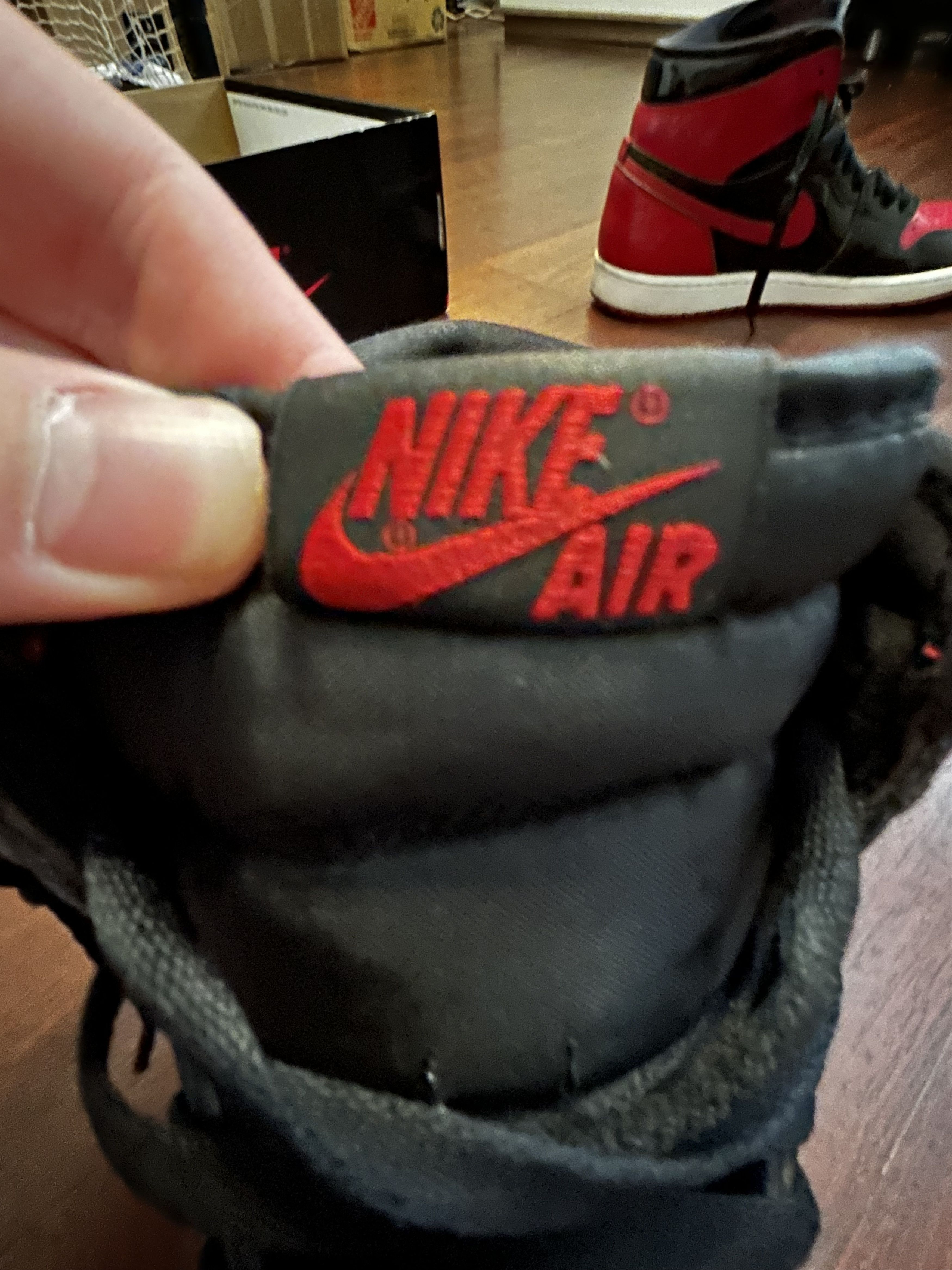 Nike Nike Jordan 1 Patent Bred - Size 10.5 Mens -Lightly Used Size US 10.5 / EU 43-44 - 3 Thumbnail