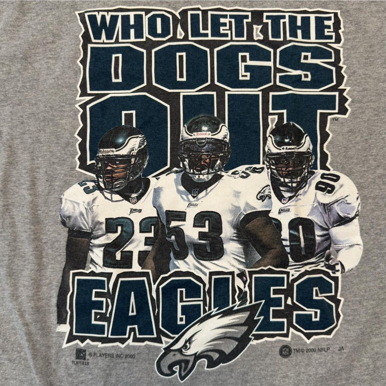 Other Y2K 2000 Philadelphia Eagles “Who Let The Dogs Out” NFL Tee Size US XL / EU 56 / 4 - 2 Thumbnail