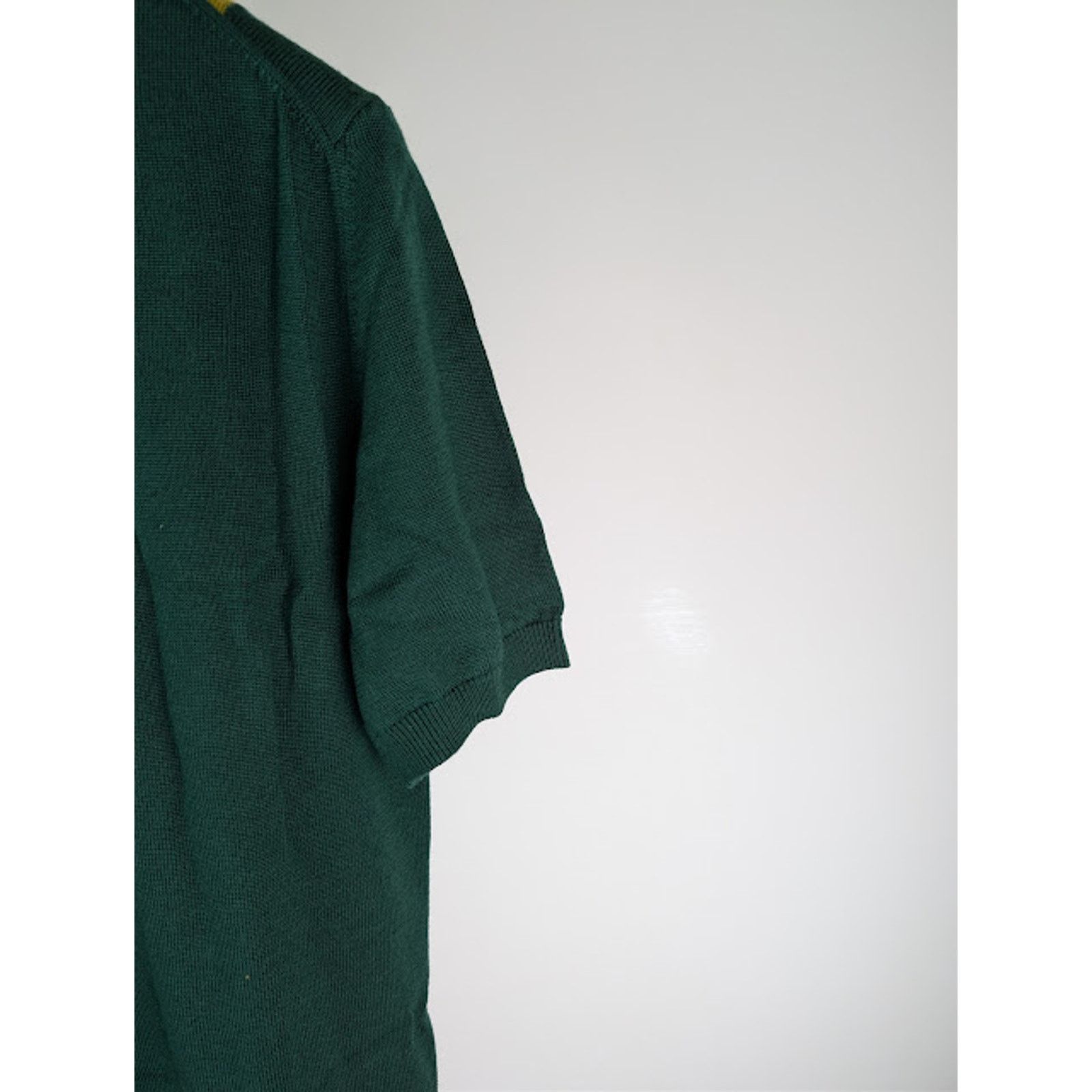 Amiri o1rshd1 Stack Stripe Short Sleeve Polo Shirt in Green Size US L / EU 52-54 / 3 - 14 Thumbnail