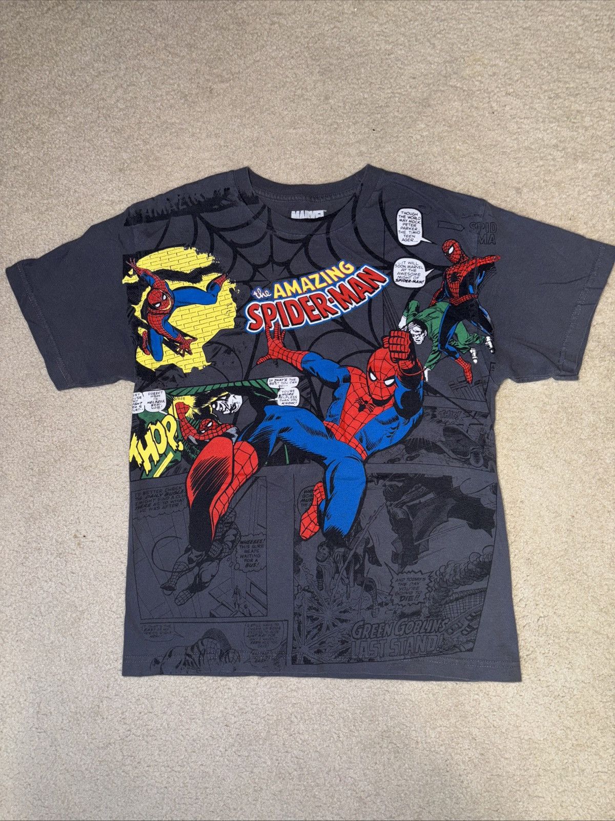 Marvel Comics The Amazing Spider-Man Marvel Comics 2011 Mens XL AOP Shirt Size US XL / EU 56 / 4 - 1 Thumbnail