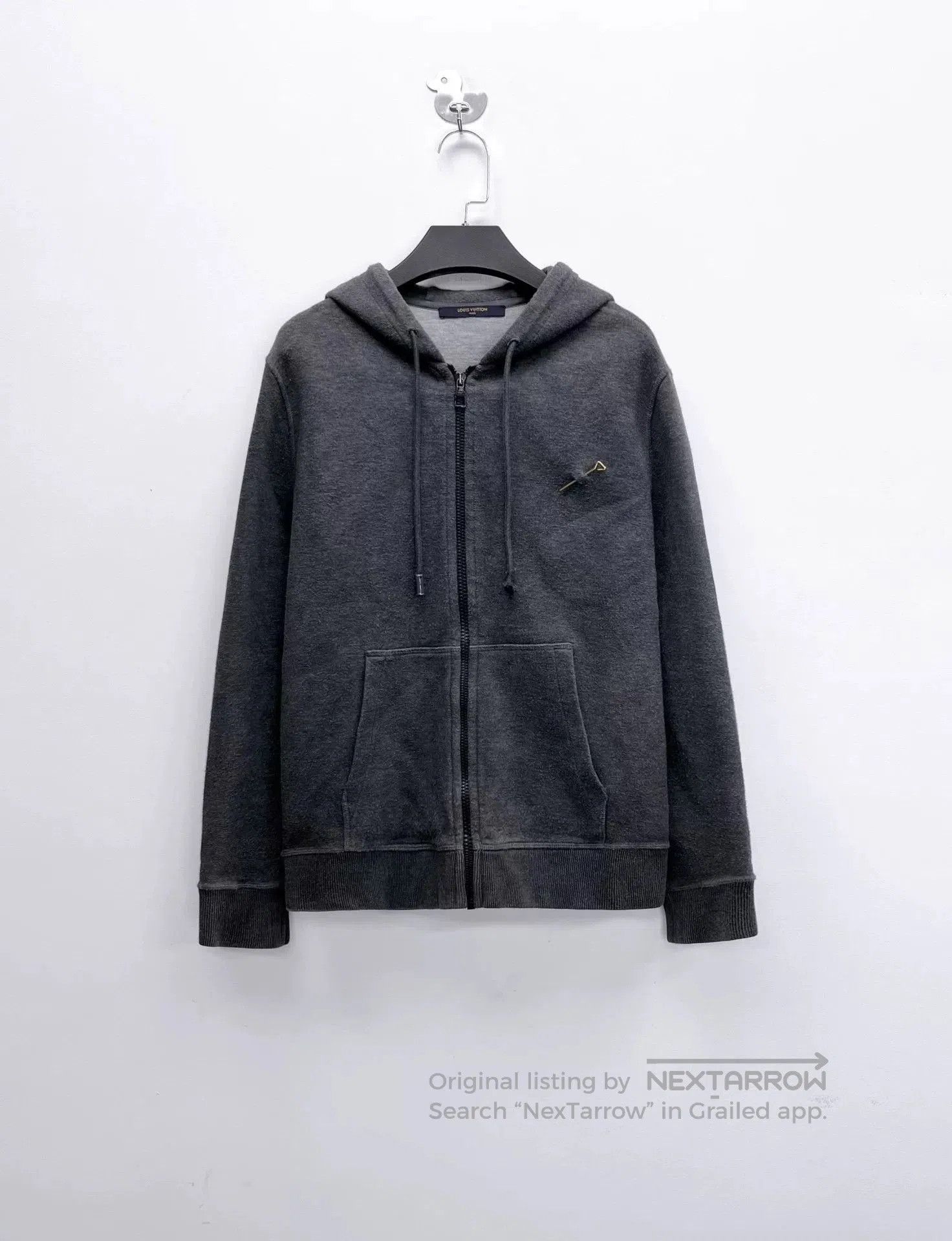 Louis Vuitton Louis Vuitton Gray Pin Deco Hoodie. Size US S / EU 44-46 / 1 - 1 Thumbnail