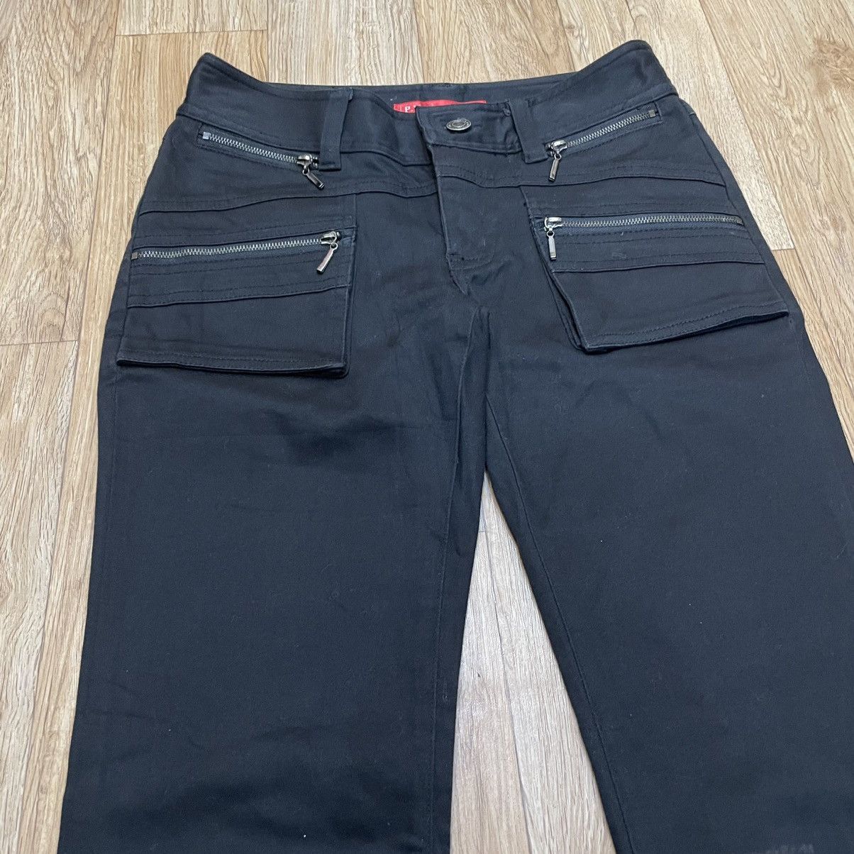 Japanese Brand Japanese Pavarotti Bolan Boot Cut Flared Black Denim Size 26" / US 2 / IT 38 - 4 Thumbnail